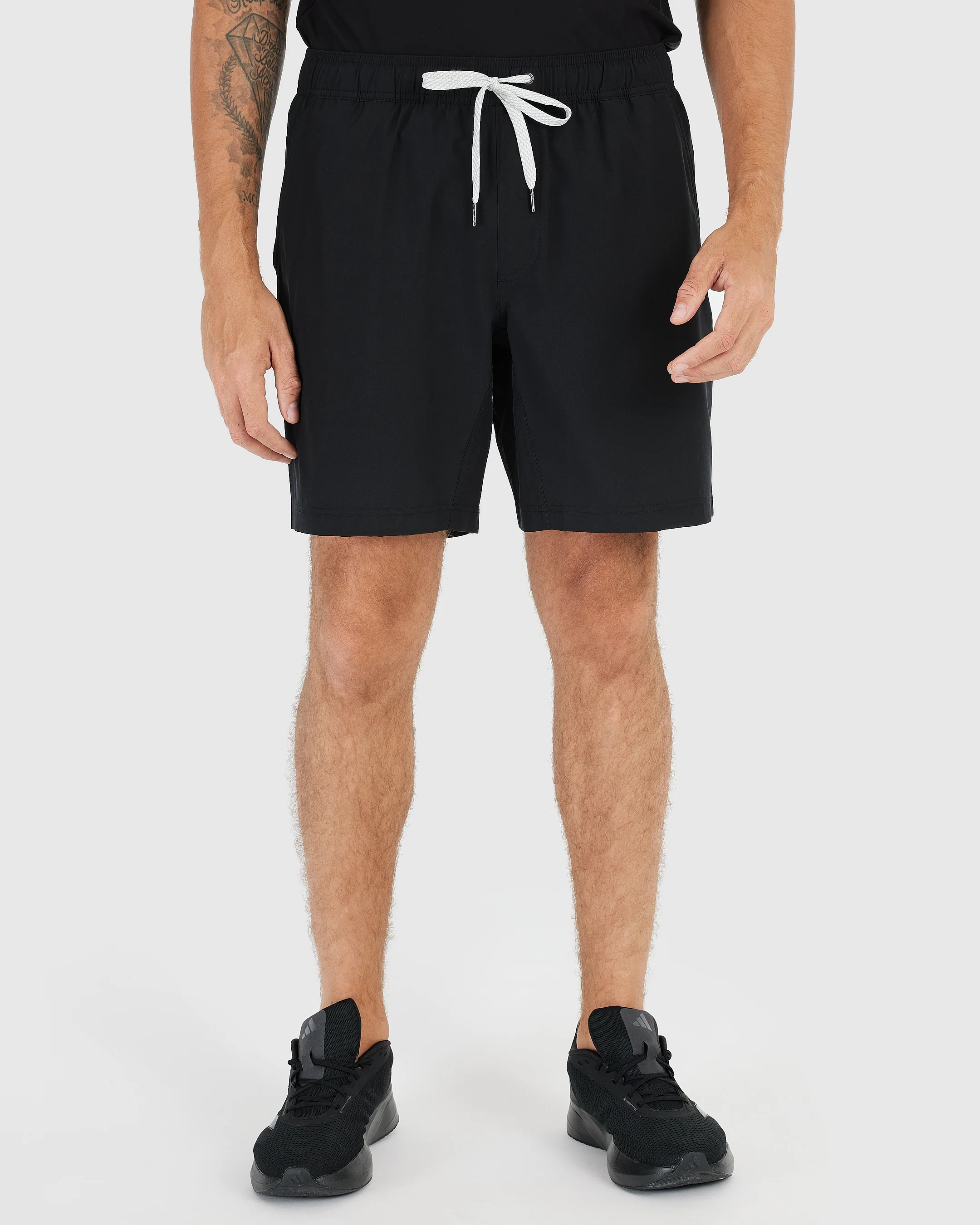 7" All Black Active Quick Dry Shorts 3-Pack - Image 2