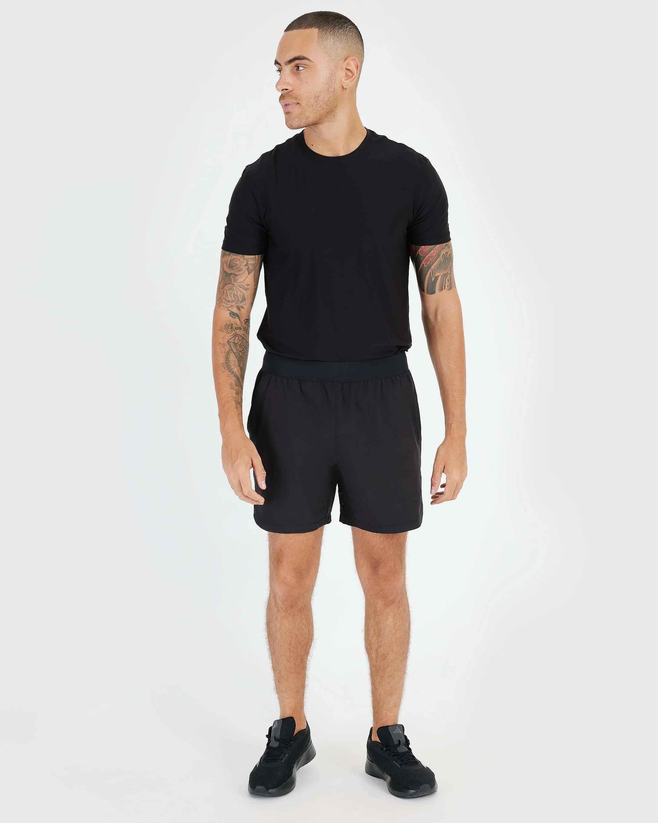 7” Black Active Training Short - Image 3