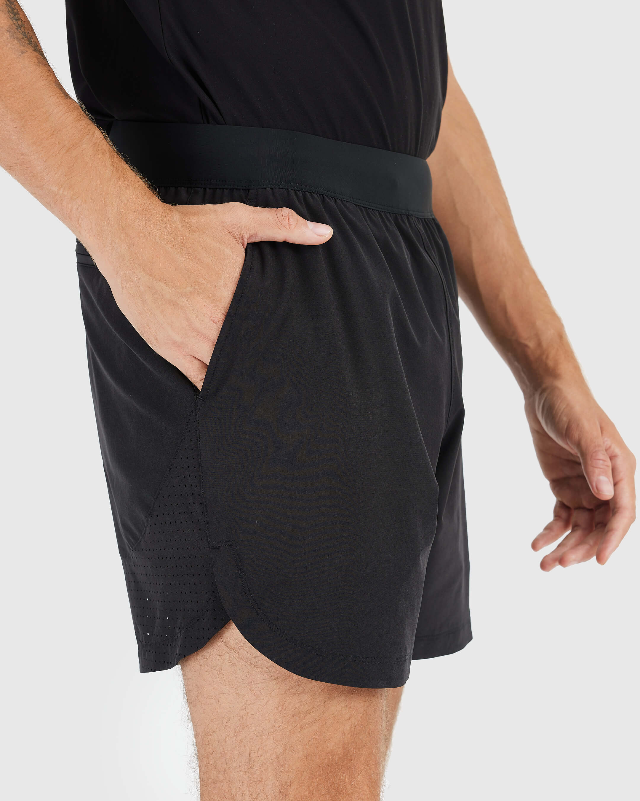 7” Black Active Training Short - Image 6