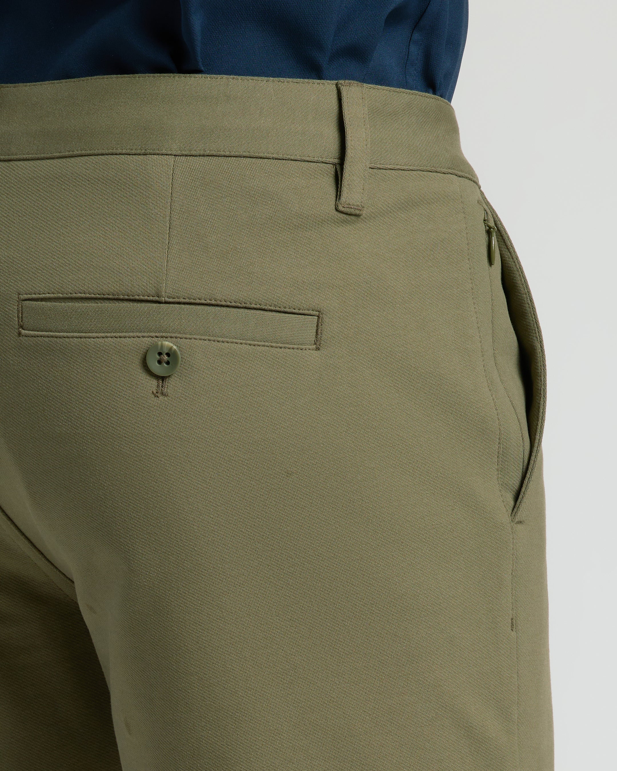 7 Military Green Classic Chino Shorts - Image 5