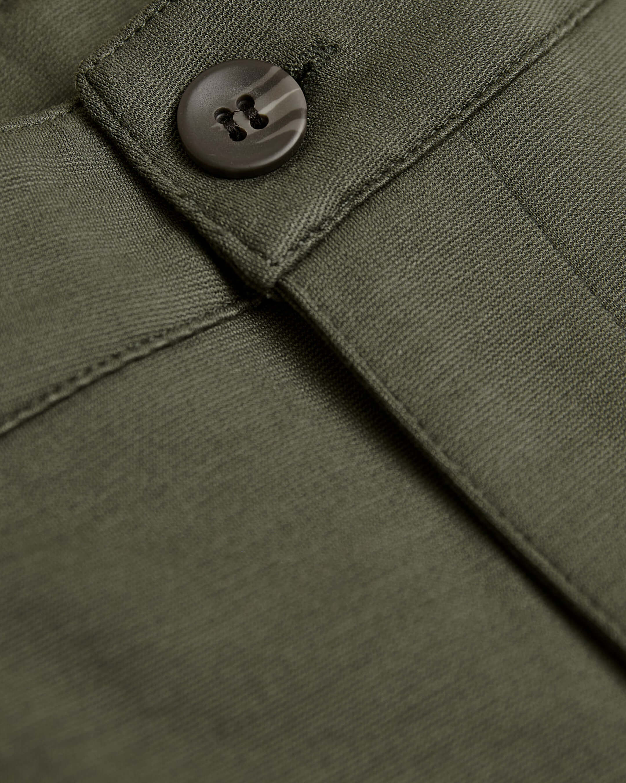 7 Military Green Comfort Knit Chino Short - Image 7