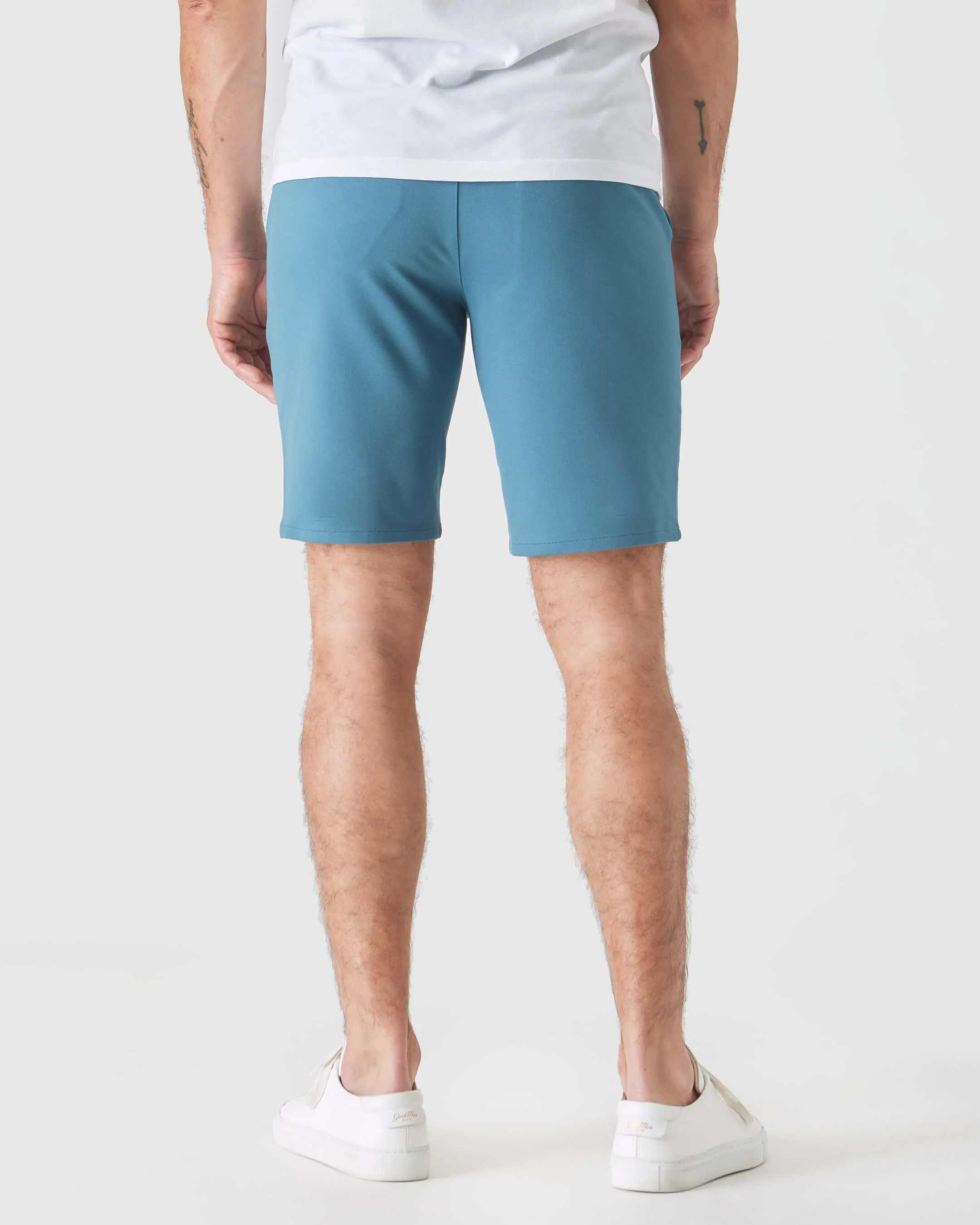9" Sapphire & Slate Green Comfort Knit Chino Shorts 2-Pack - Image 3