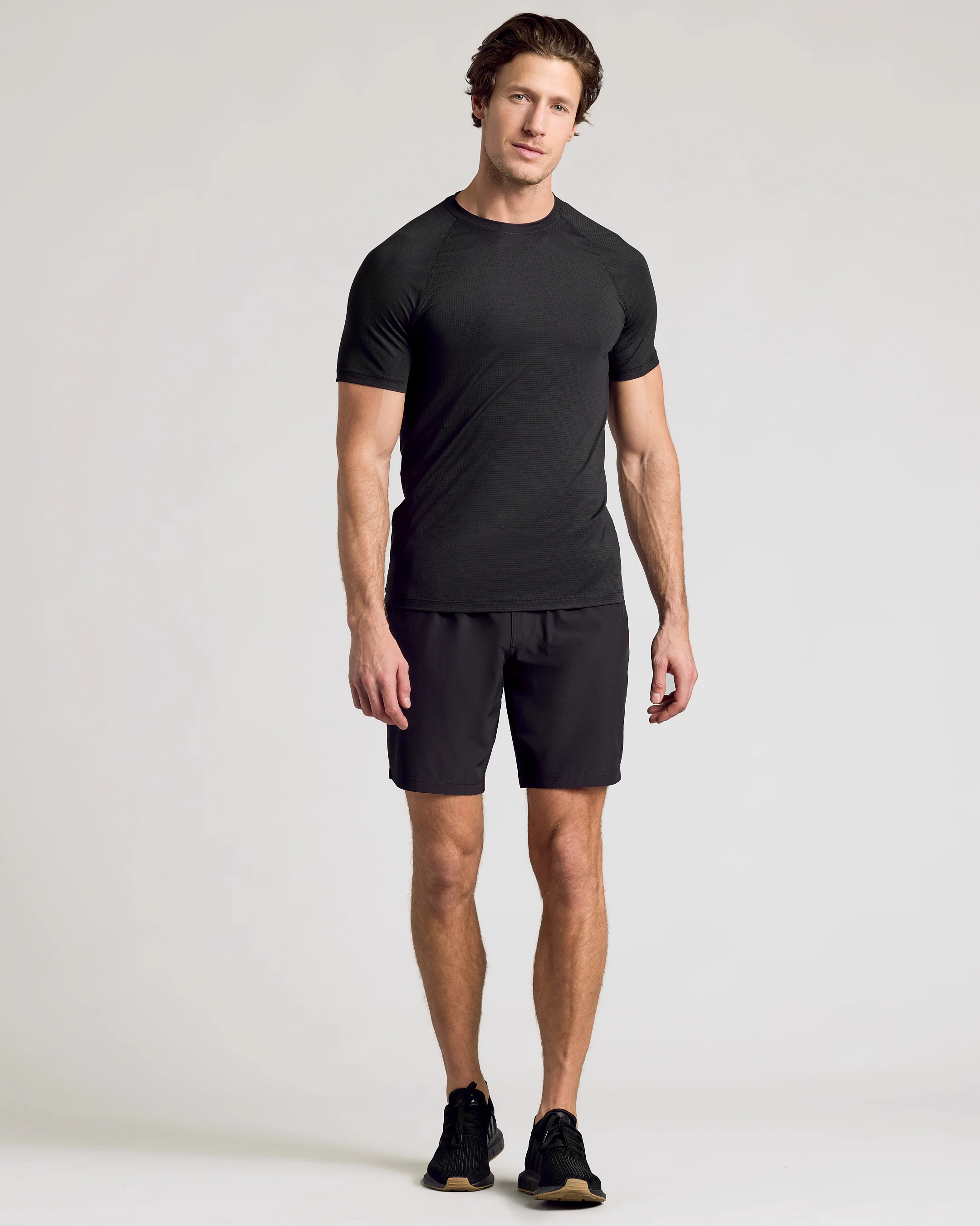 Black 9" Active Quick Dry Shorts - Image 4