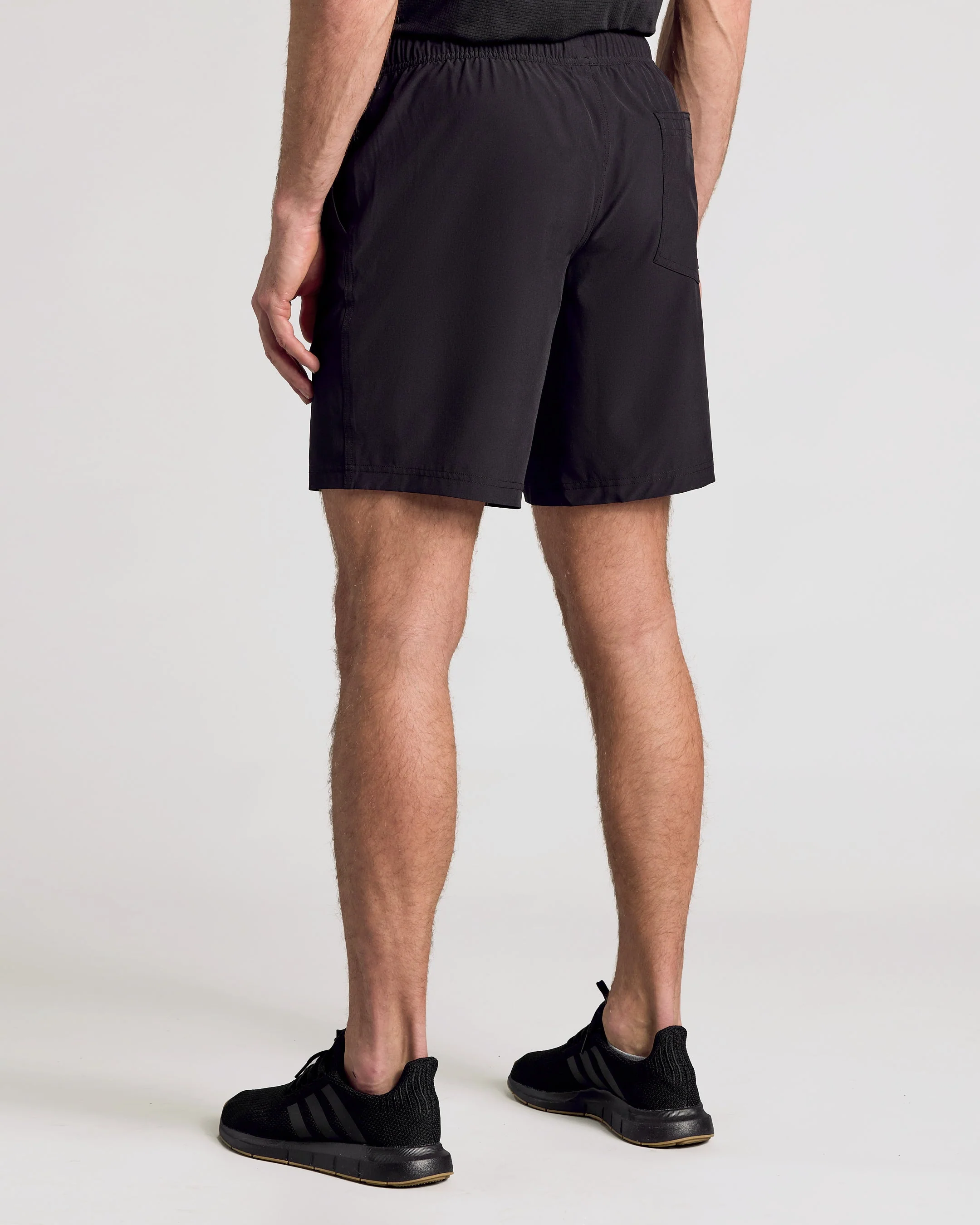 9" Black & Navy Active Quick Dry Shorts 2-Pack - Image 4