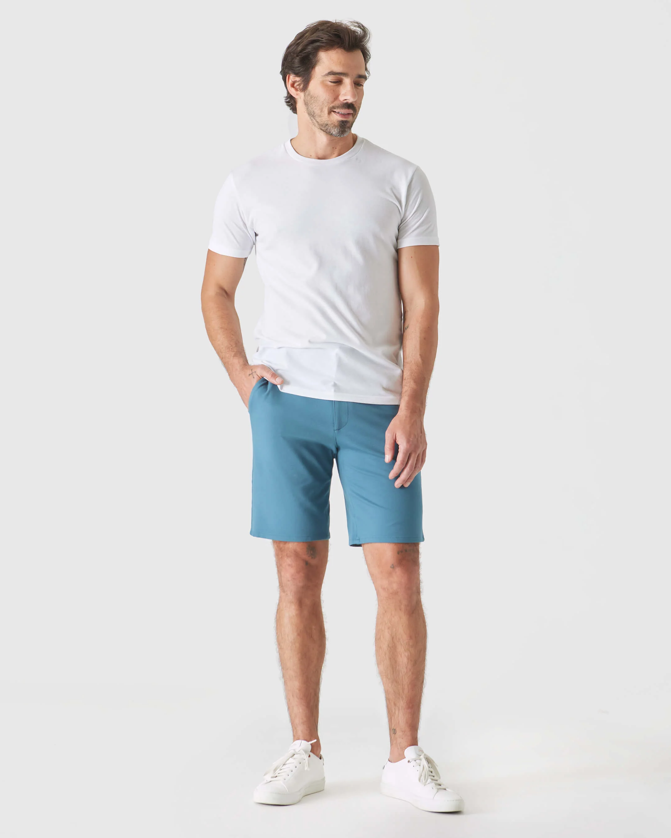 9" Sapphire Comfort Knit Chino Short - Image 4