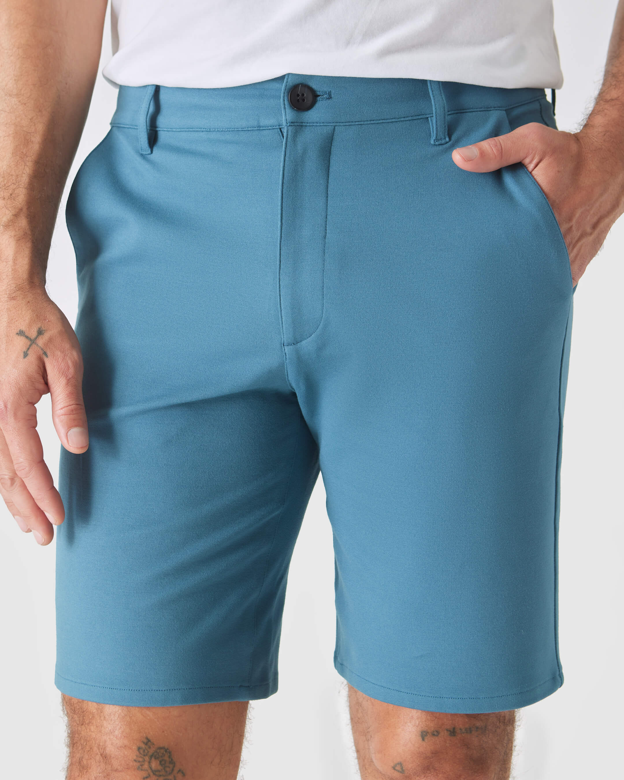 9" Sapphire Comfort Knit Chino Short - Image 5