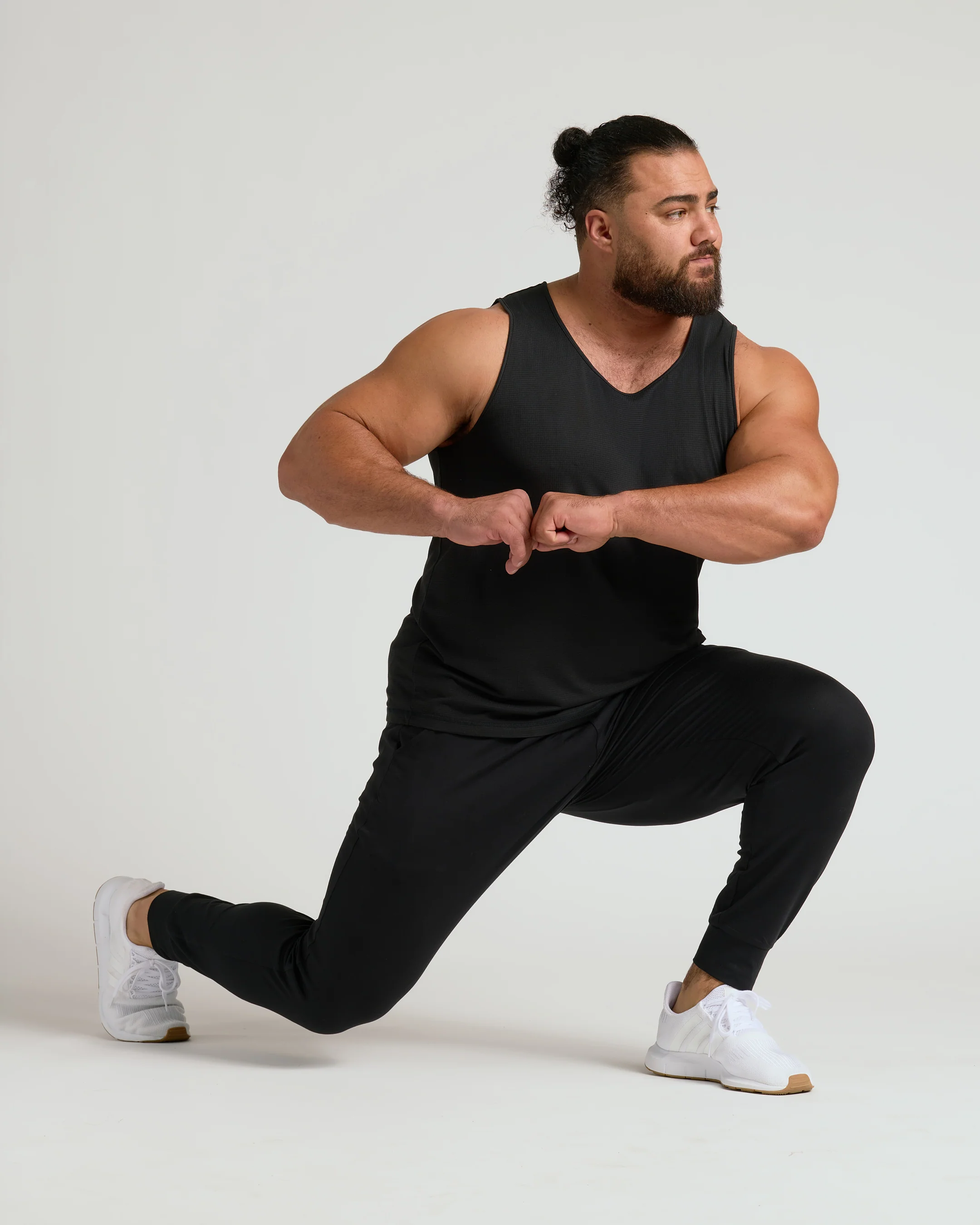 All Black Active Mesh Tank 6-Pack - Image 4