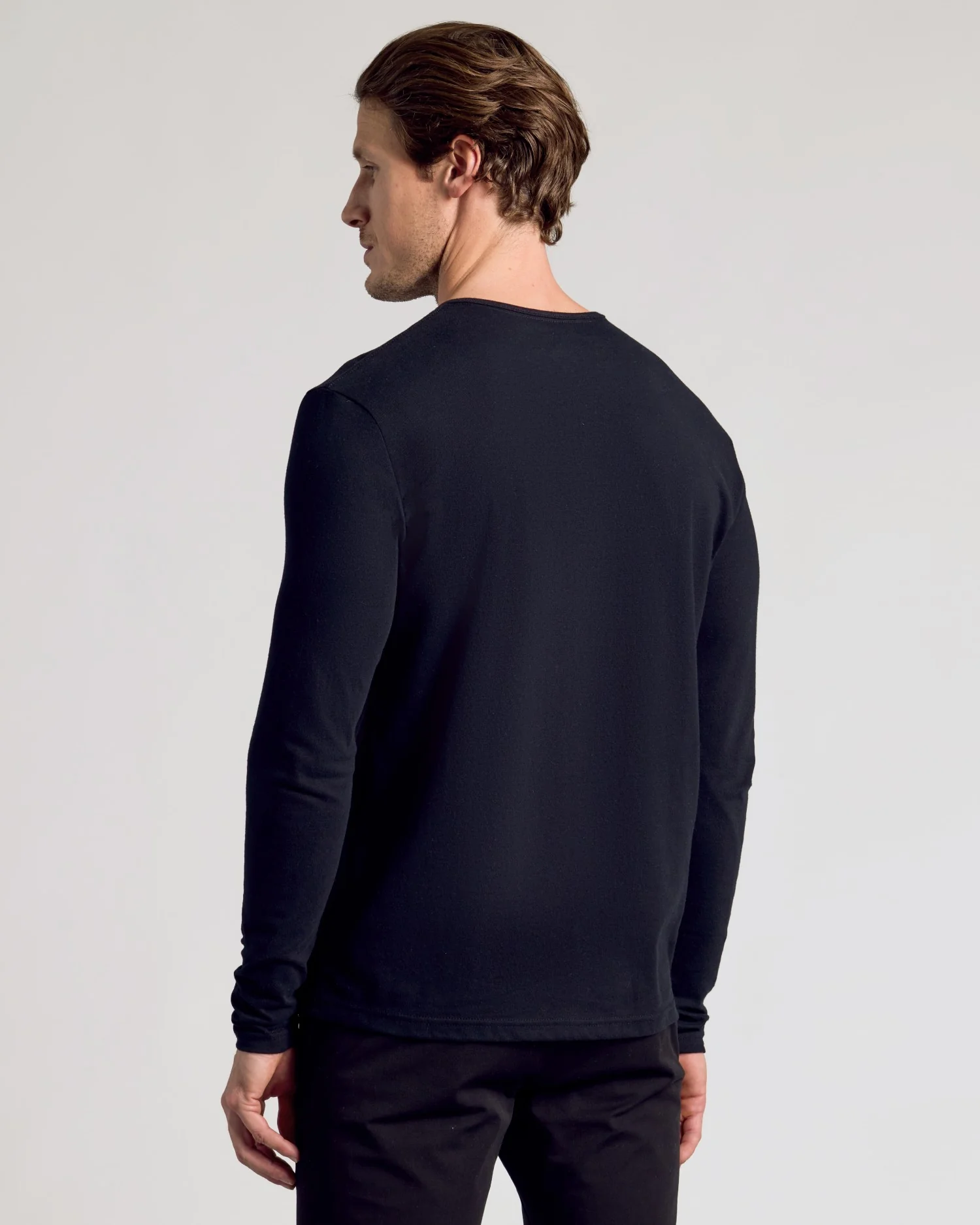 All Black Classic Henley 3-Pack - Image 3