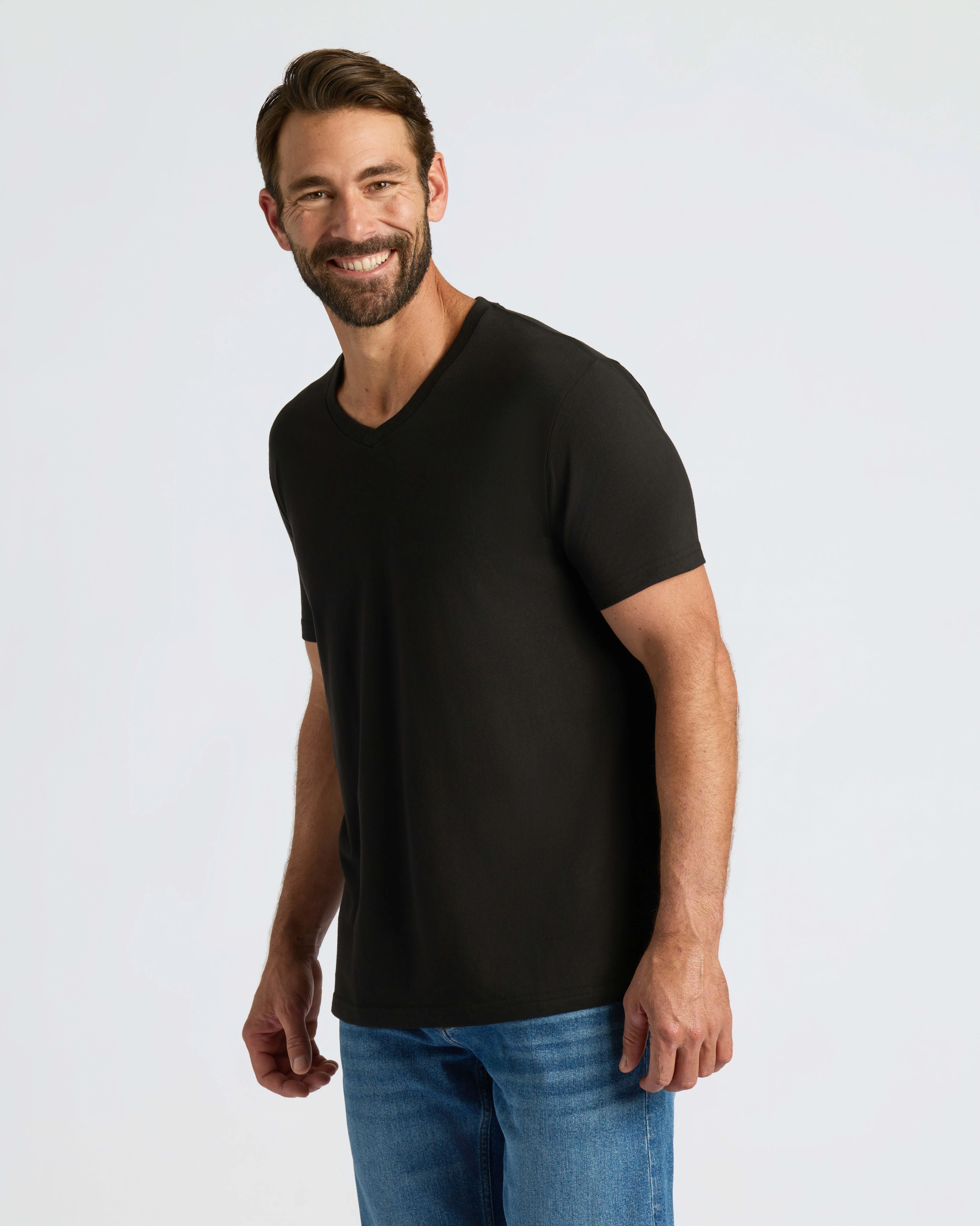 Black Classic V-Neck 3-Pack - Image 11