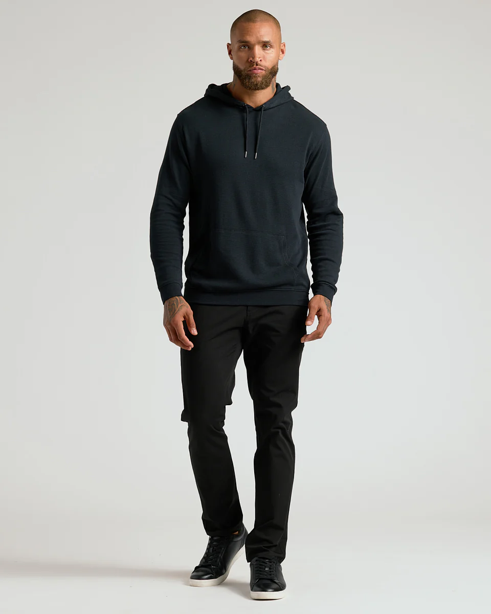 Black Waffle Hoodie - Image 8
