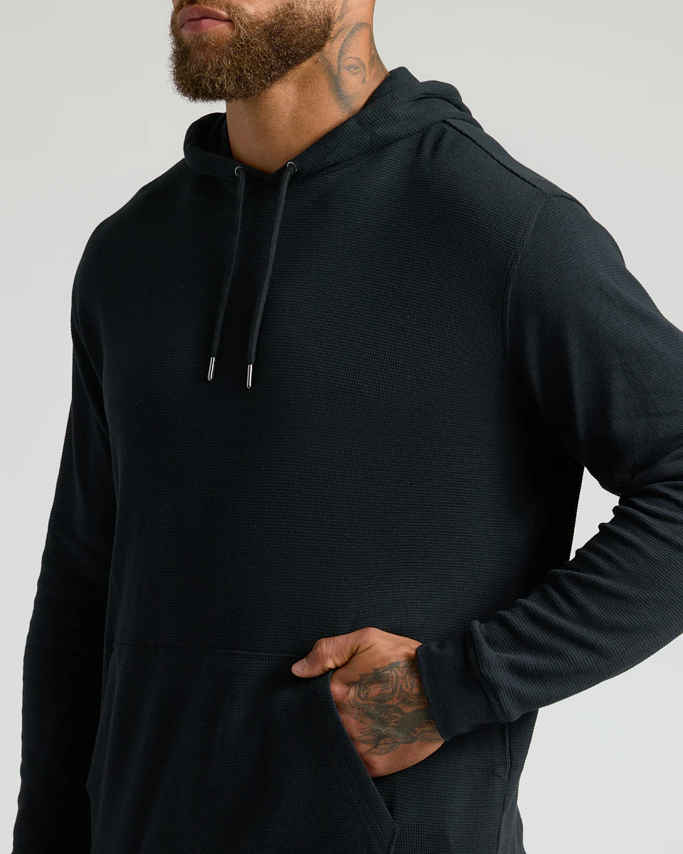 Black Waffle Hoodie - Image 6