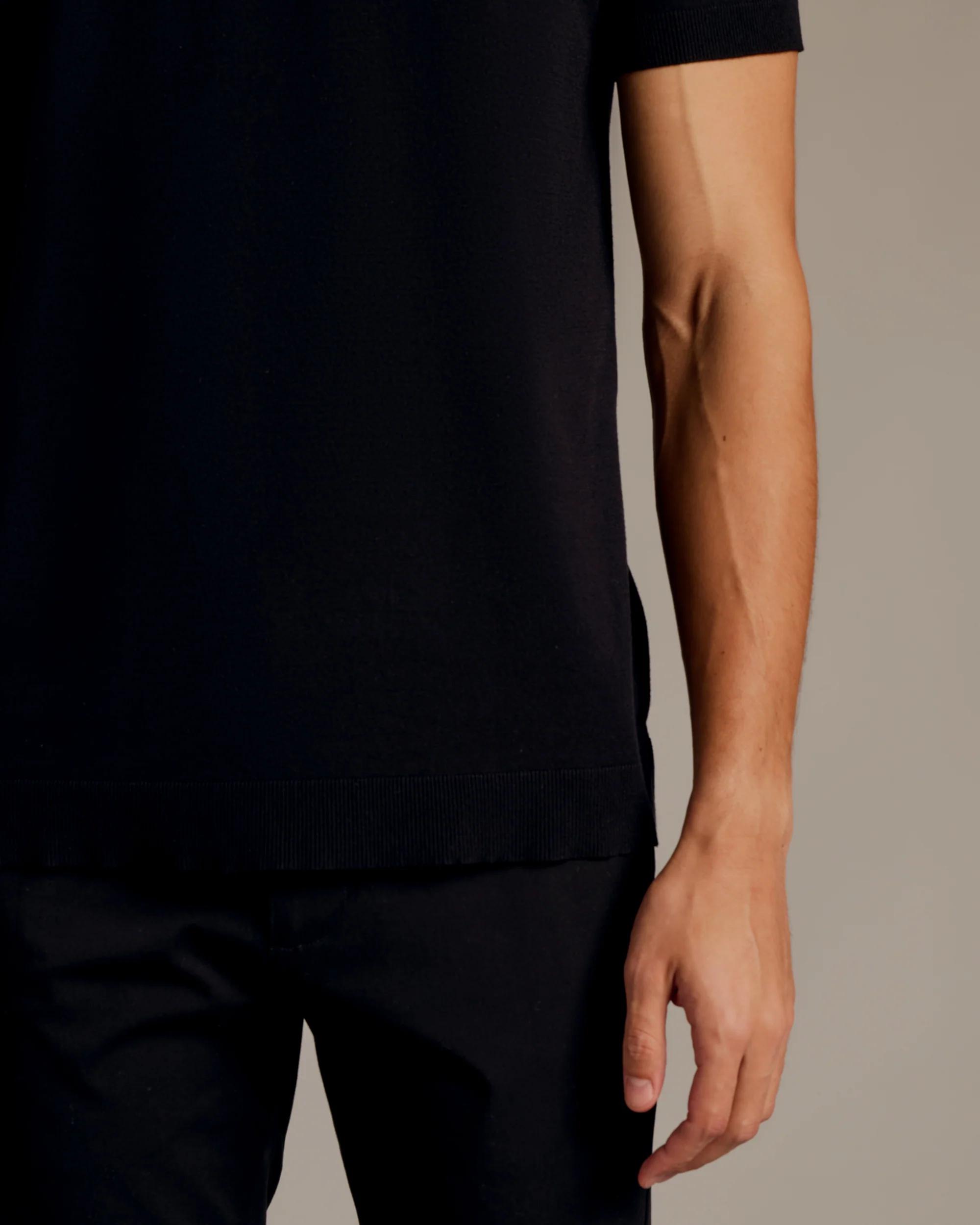 All Black Dressy Polo 3-Pack - Image 5