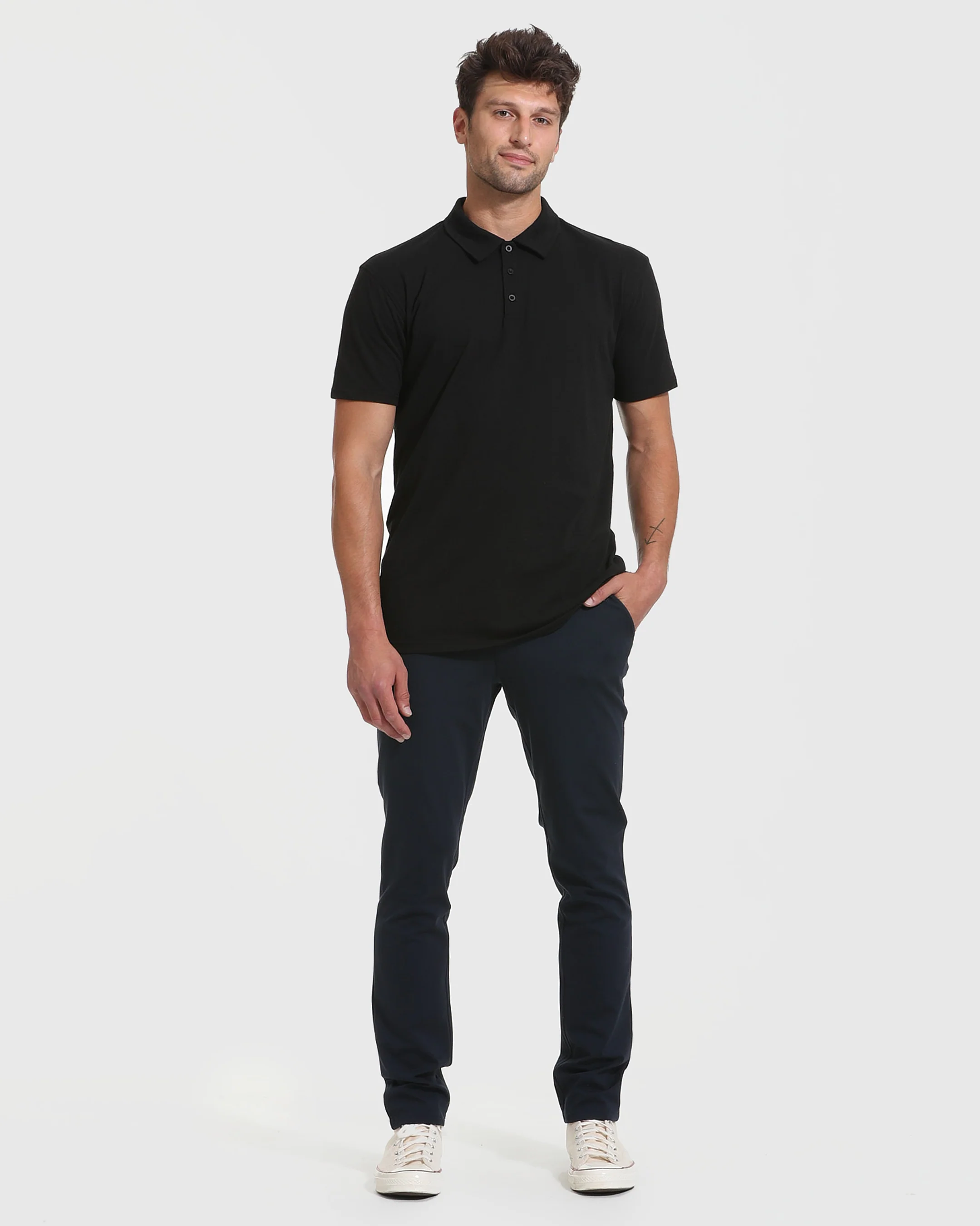 All Black Tall Classic Polo 10-Pack - Image 5