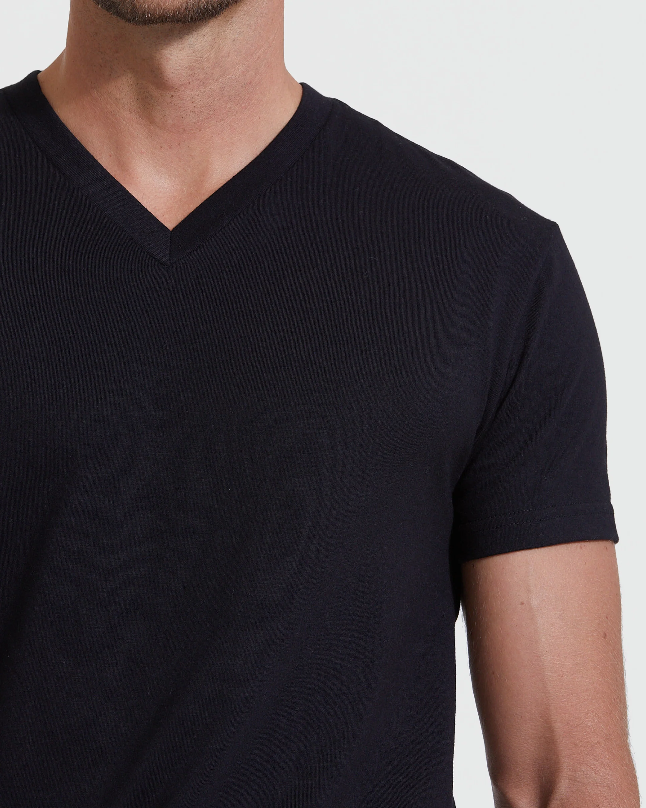 Black Classic V-Neck 3-Pack - Image 5