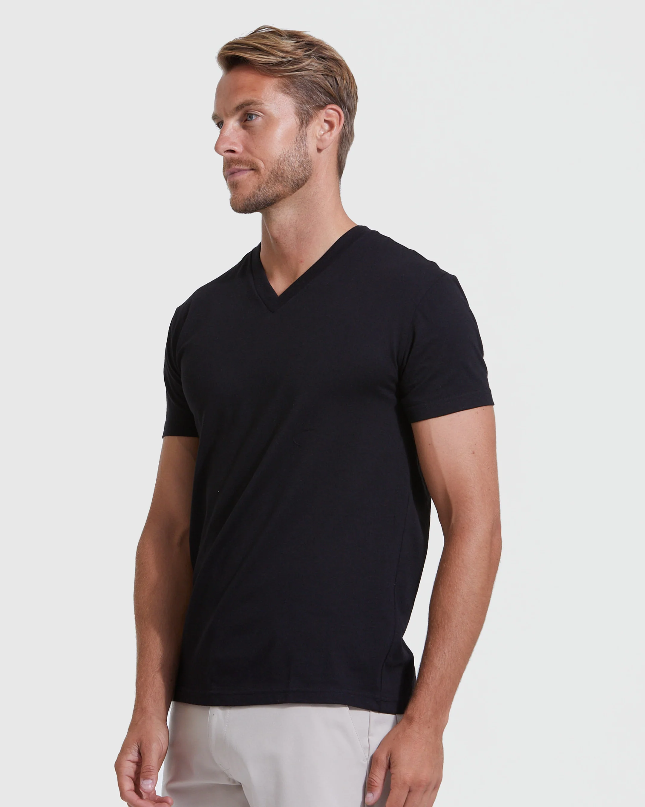 Black Classic V-Neck 6-Pack - Image 3