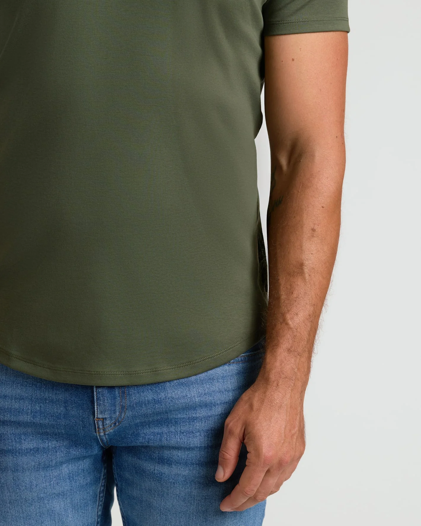 All Grove Pima Cotton Blend Curved Hem Crew 2-Pack - Image 7