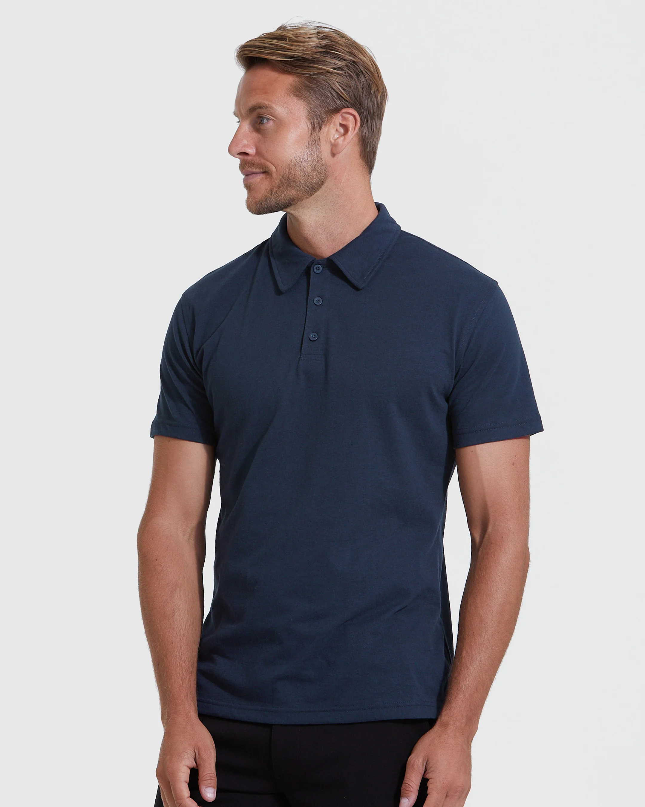 All Navy Short Sleeve Polo 6-Pack - Image 4