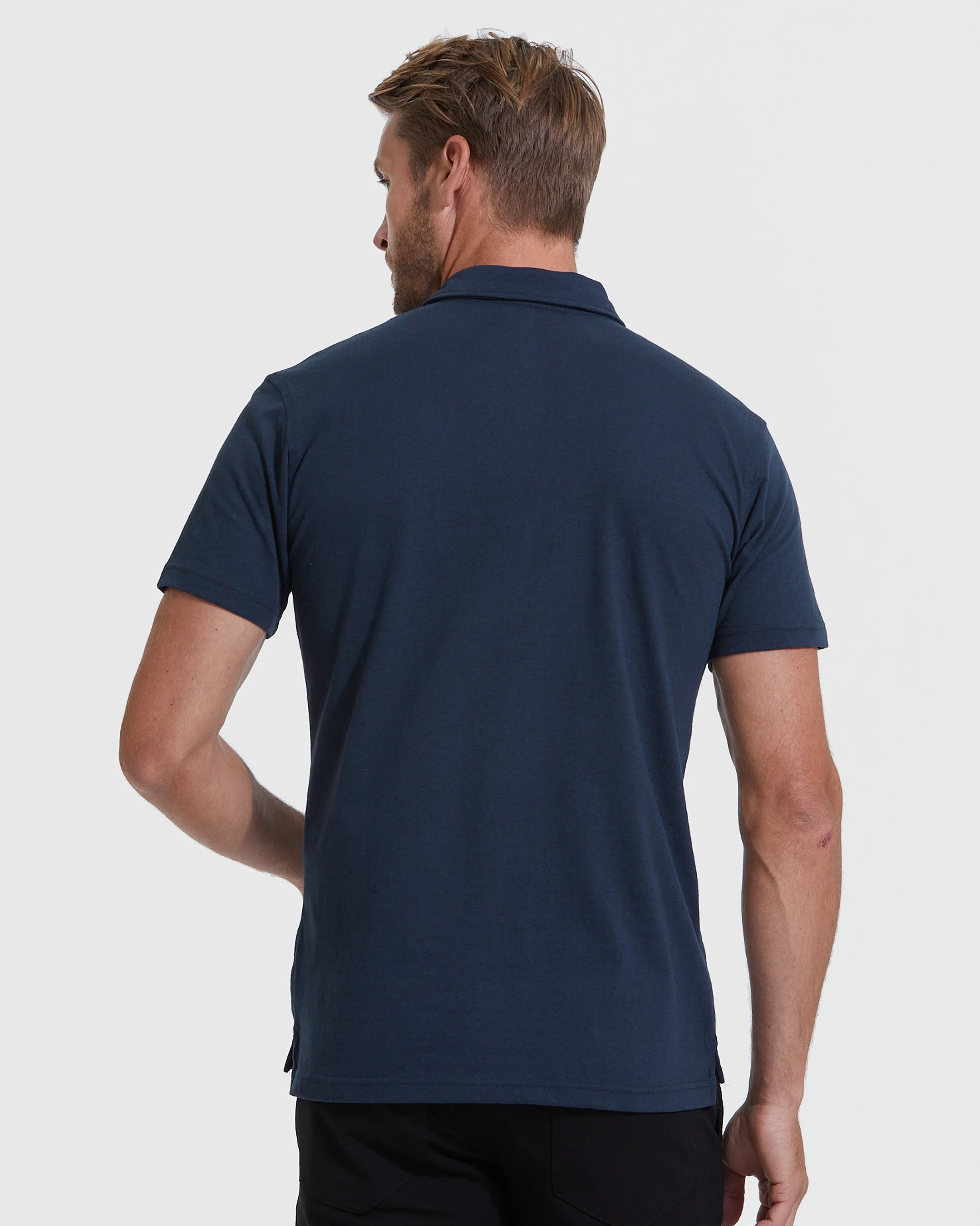 All Navy Short Sleeve Polo 6-Pack - Image 5