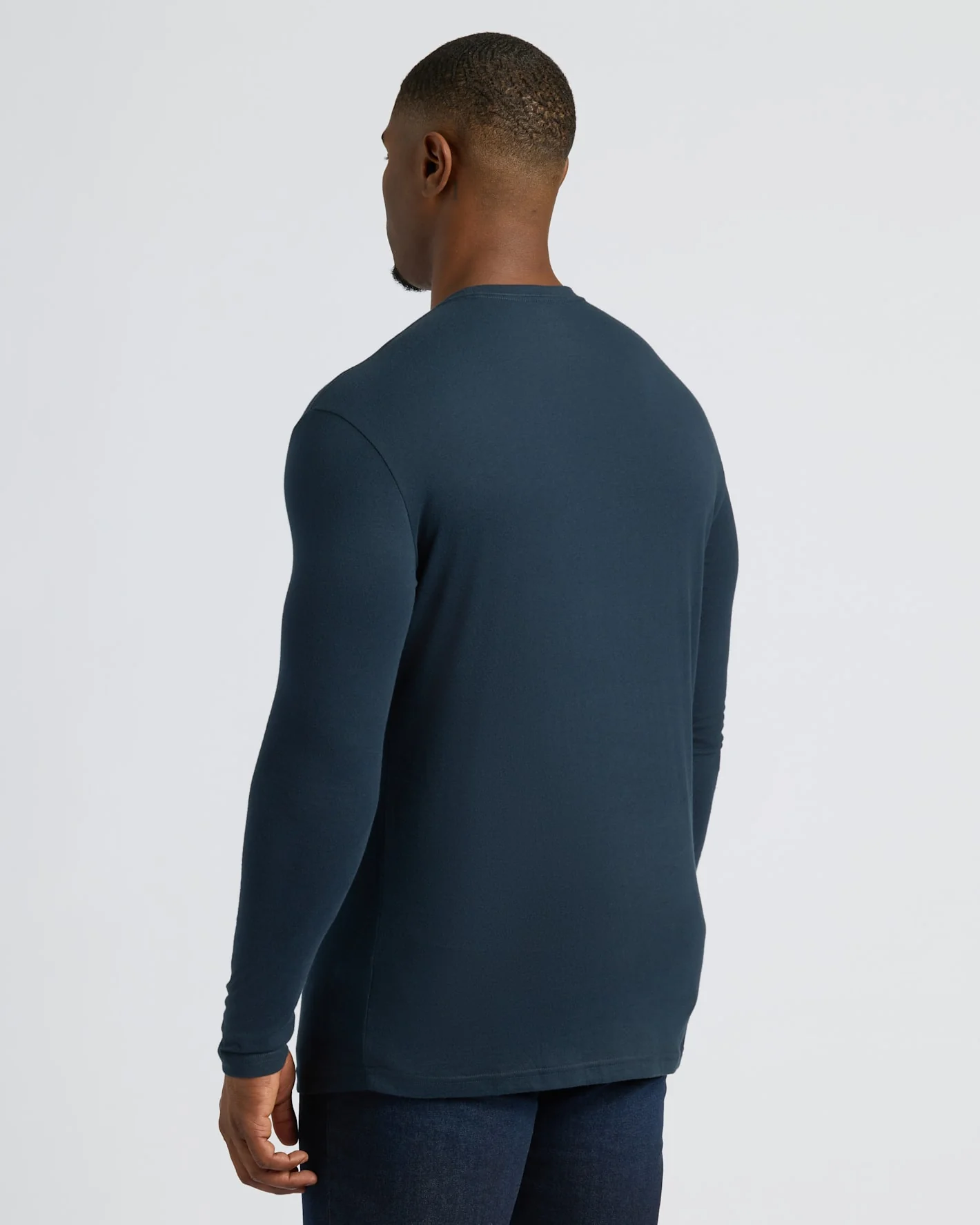 All Navy Tall Classic Long Sleeve Crew 6-Pack - Image 4