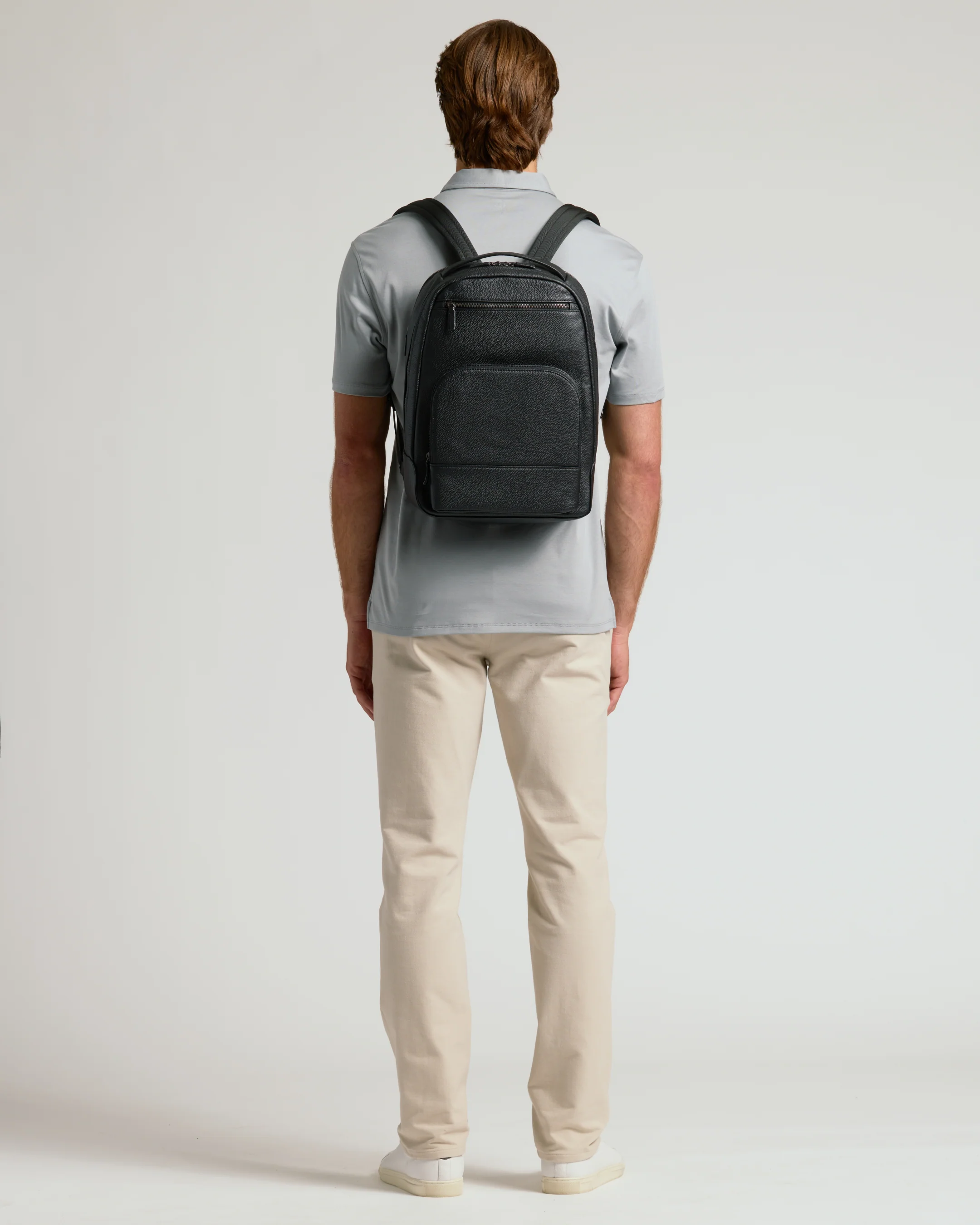 Premium Leather Backpack - Image 12