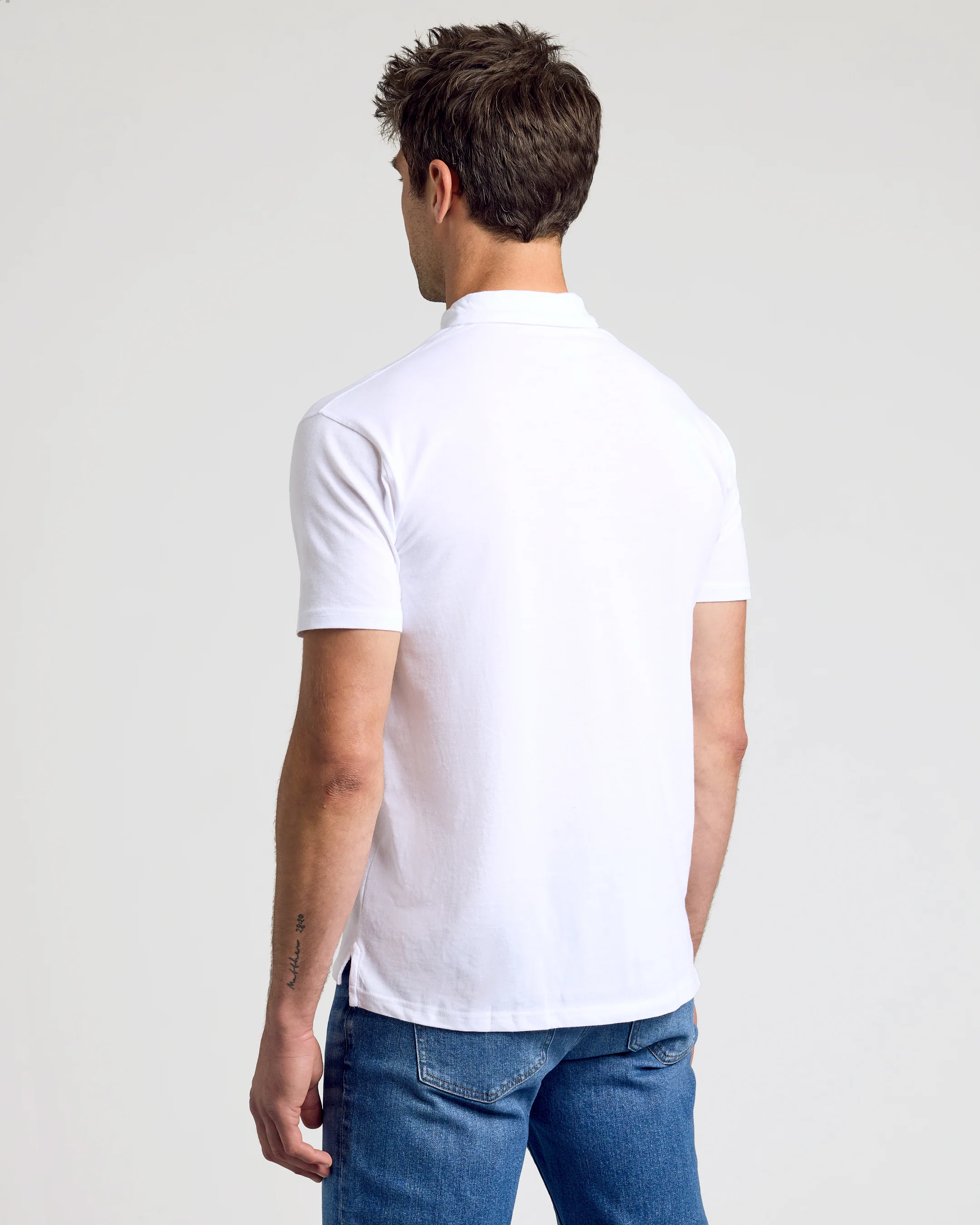 All White Classic Polo 10-Pack - Image 4