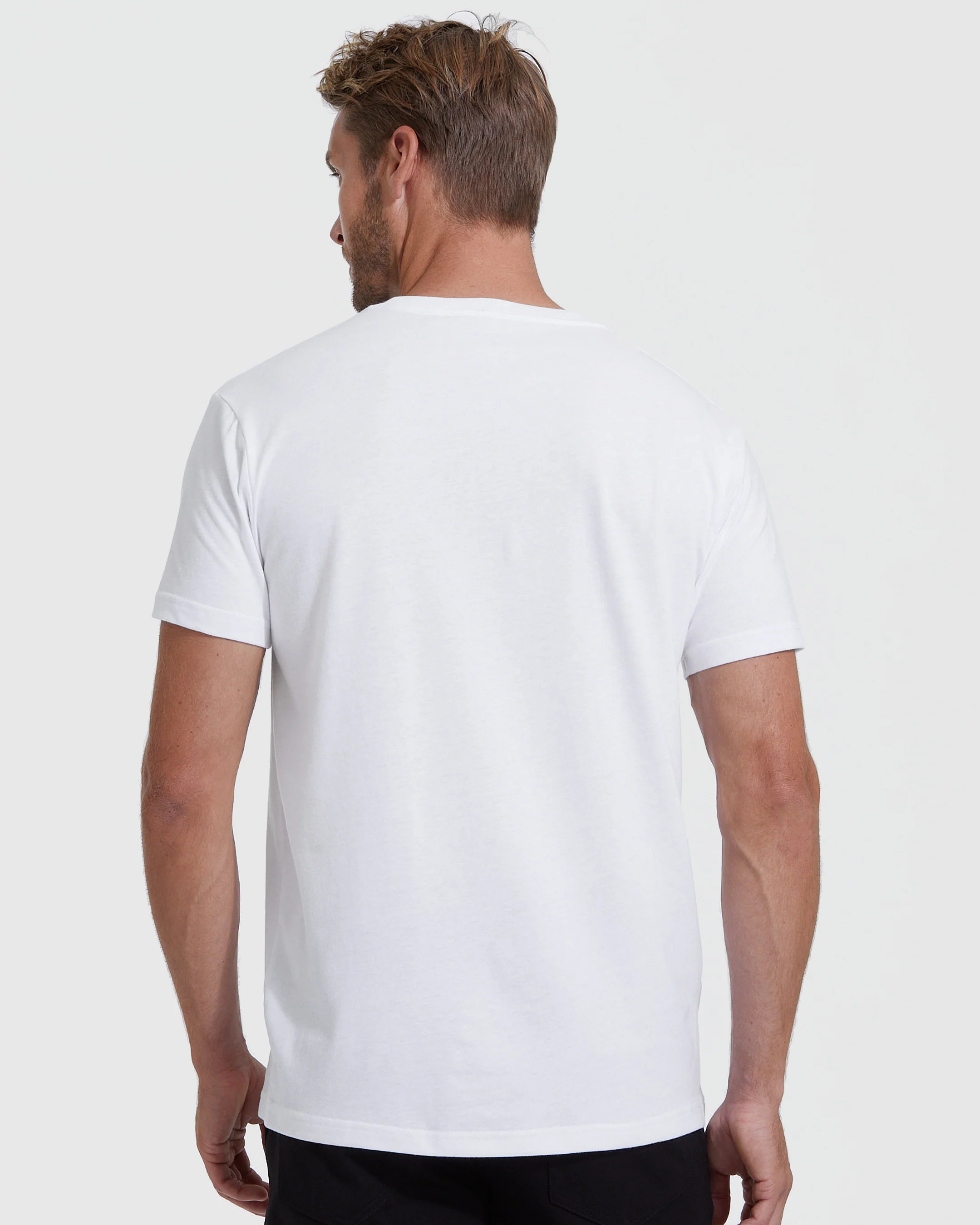 White Classic V-Neck 6-Pack - Image 4