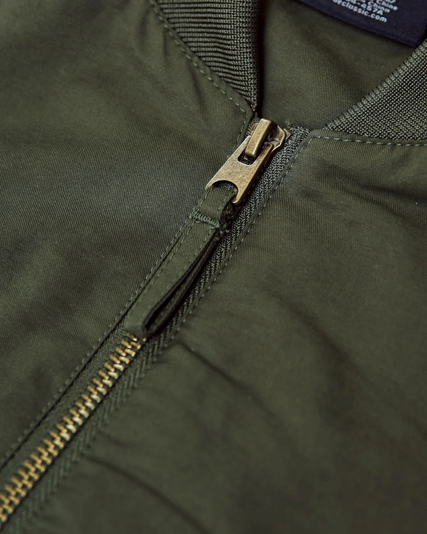 Army Green Bomber Jacket - Image 8