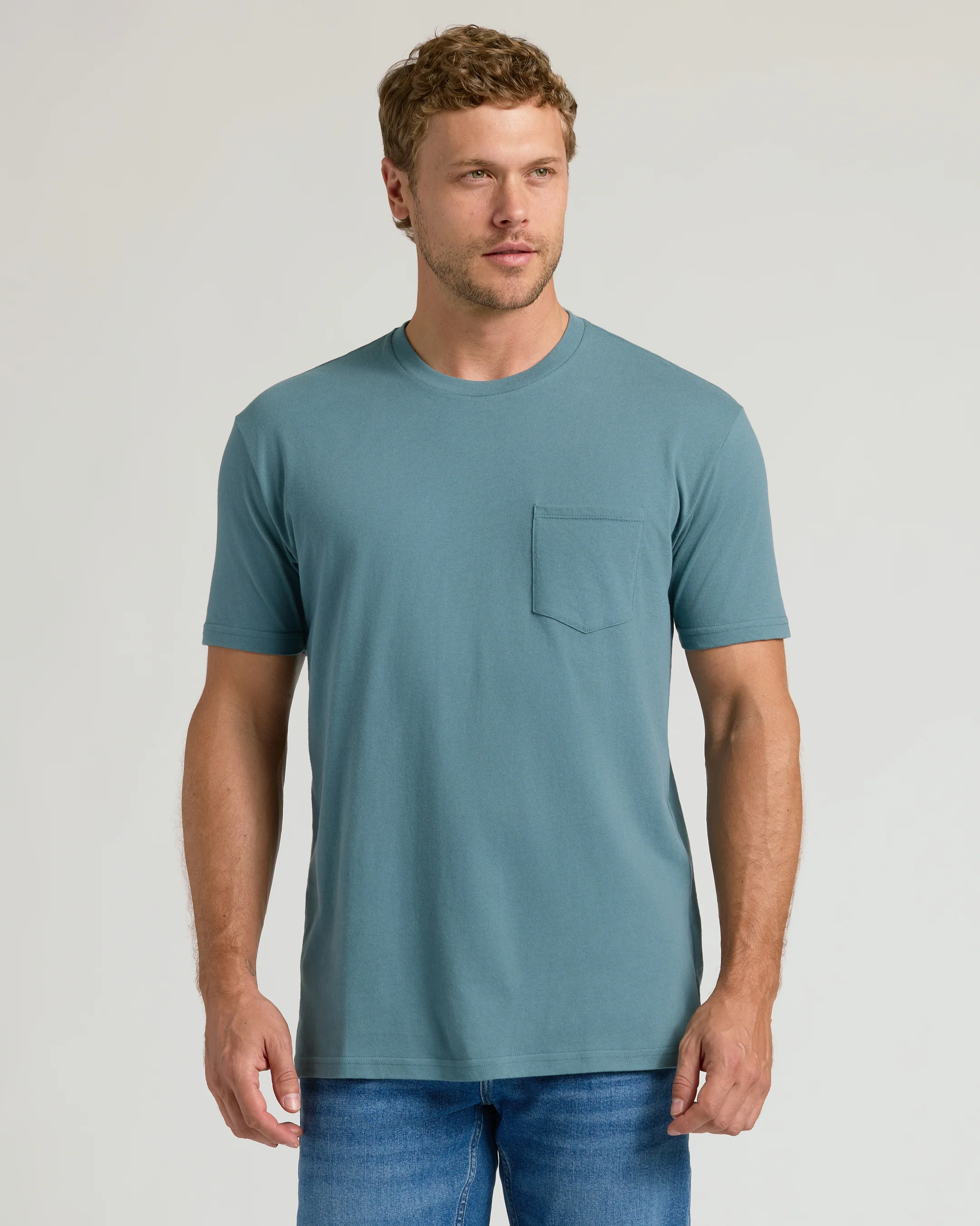 Ashblue Pocket Crew Tee