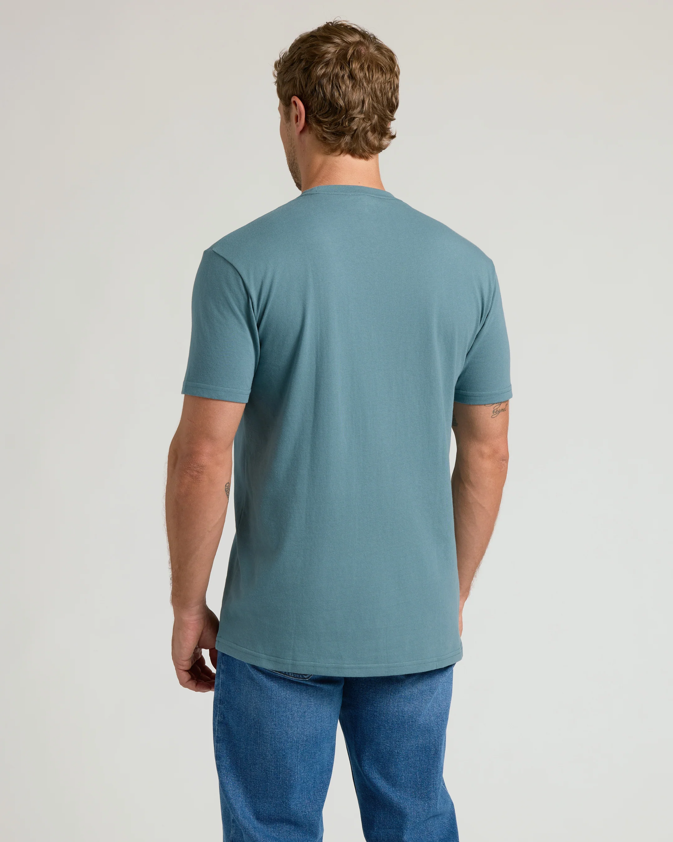 Ashblue Pocket Crew Tee - Image 4