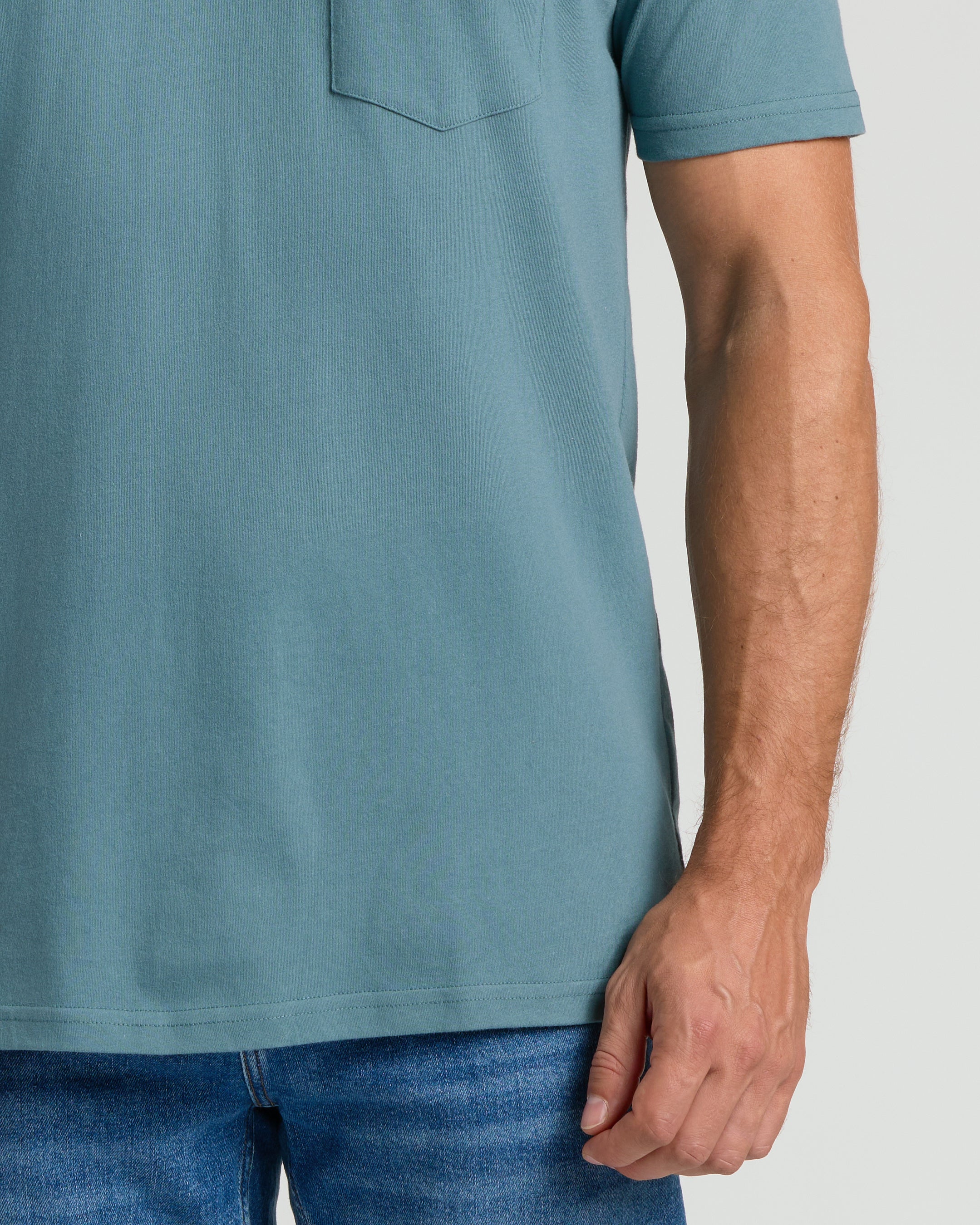 Ashblue Pocket Crew Tee - Image 6