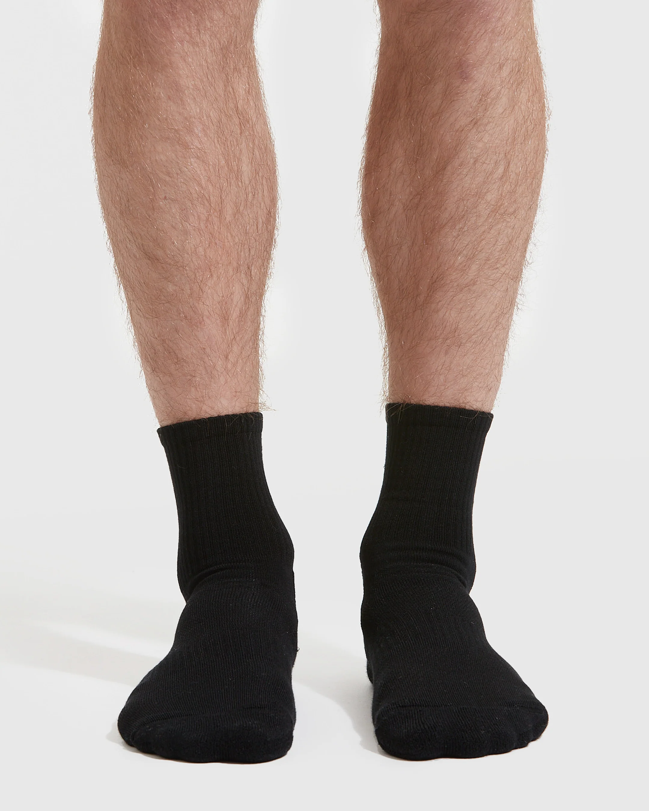 Black Half Crew Socks 3-Pack - Image 2