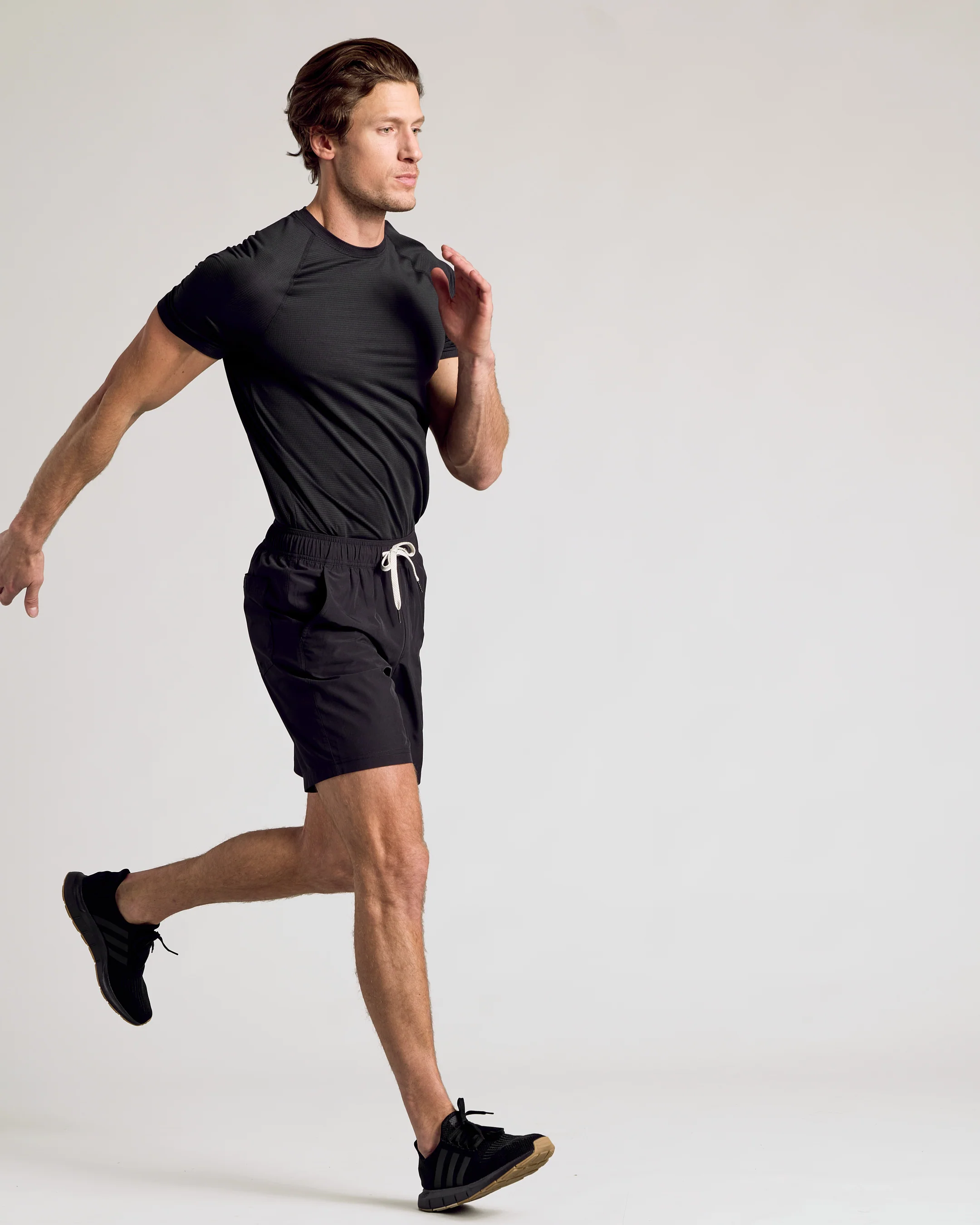 Black 9" Active Quick Dry Shorts - Image 6