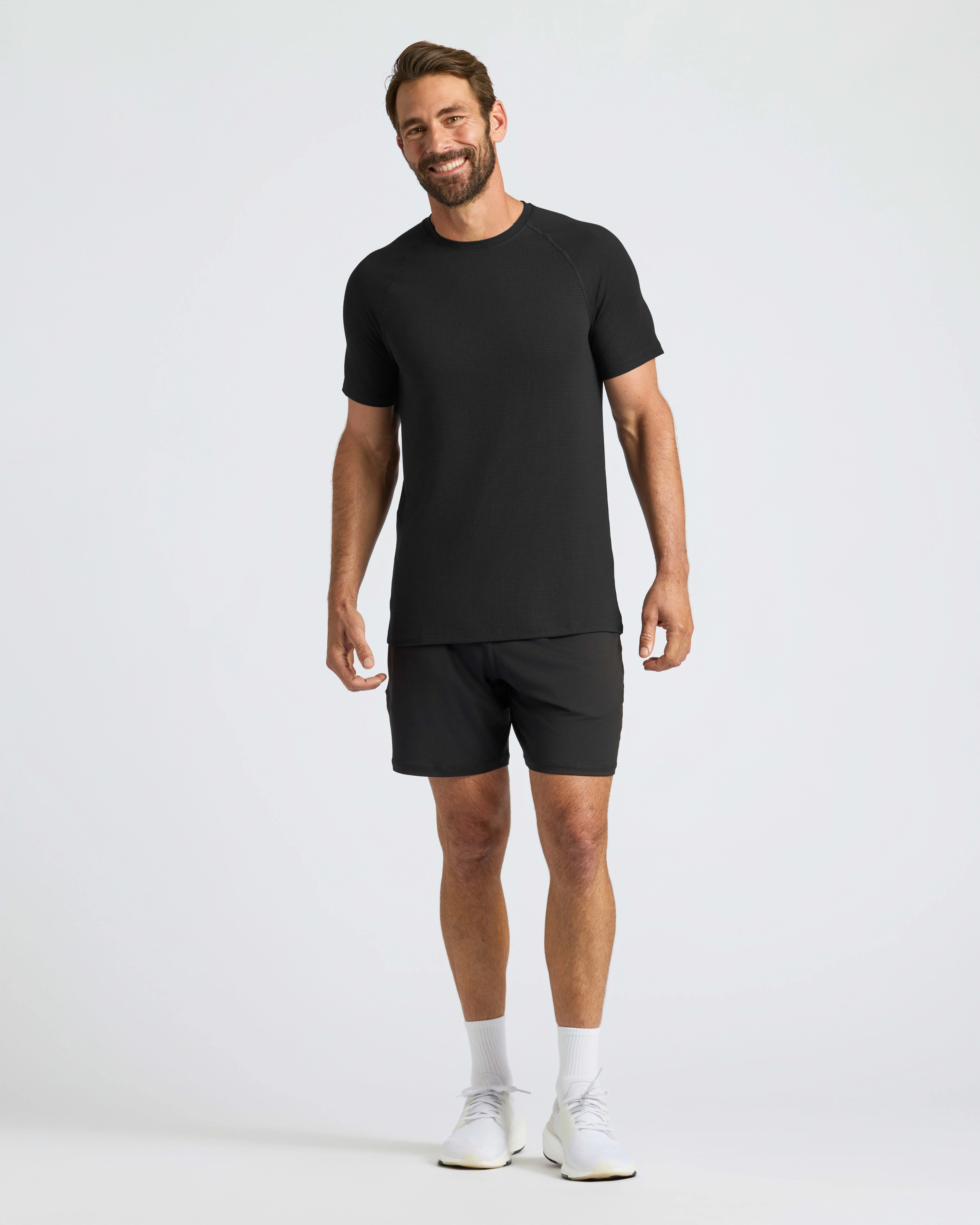 Black Active Mesh Crew - Image 4