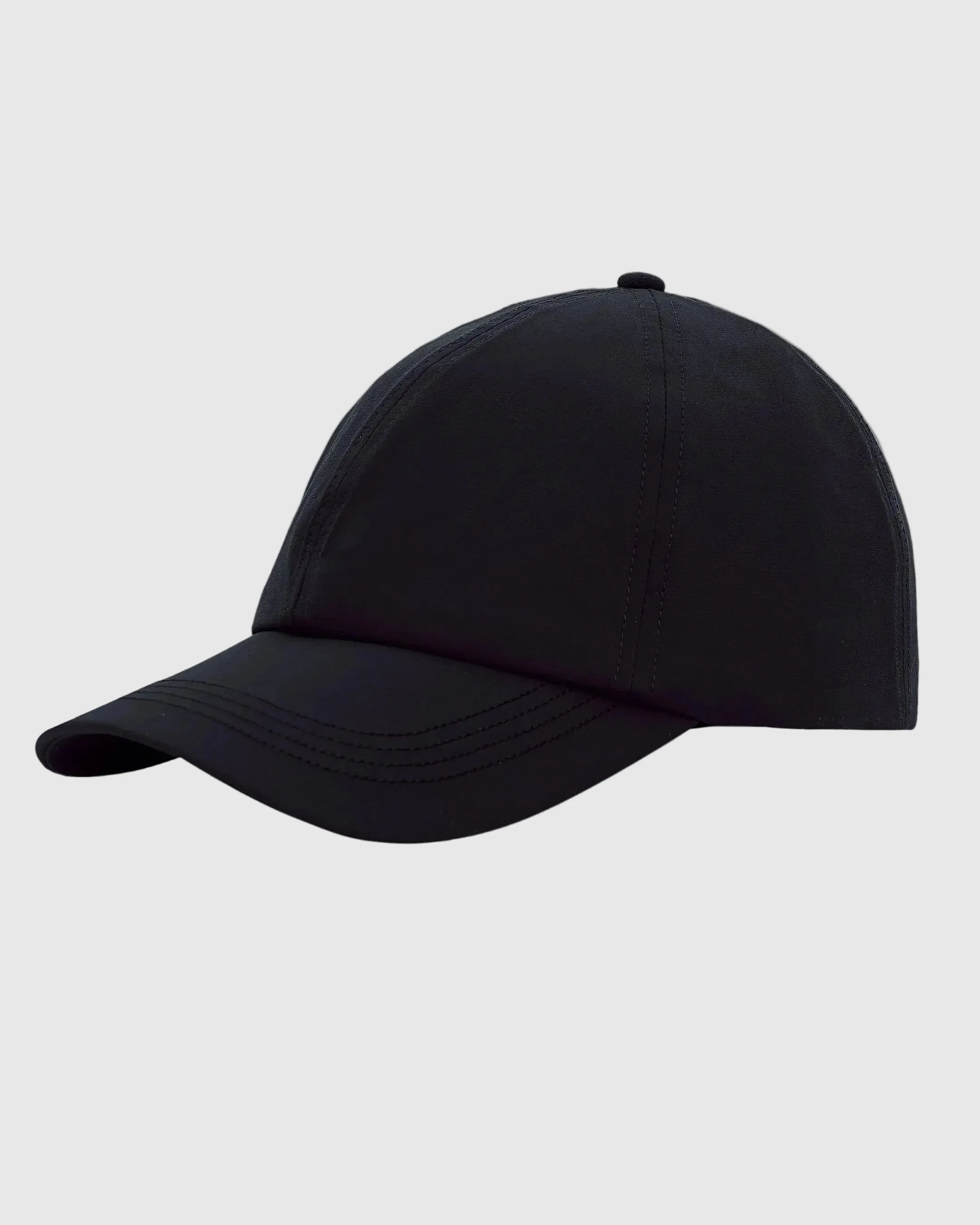 Black Active Running Cap - Image 2