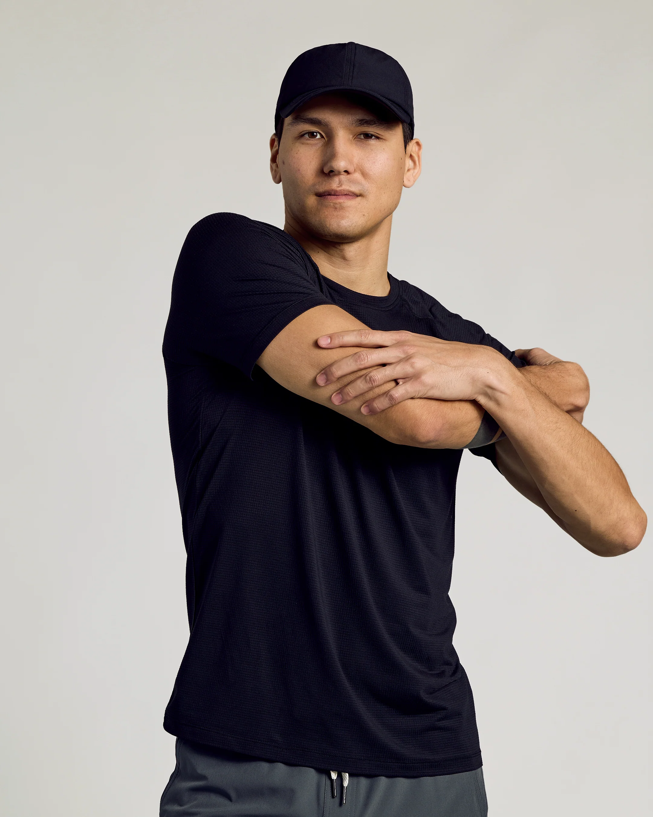Black Active Running Cap - Image 3