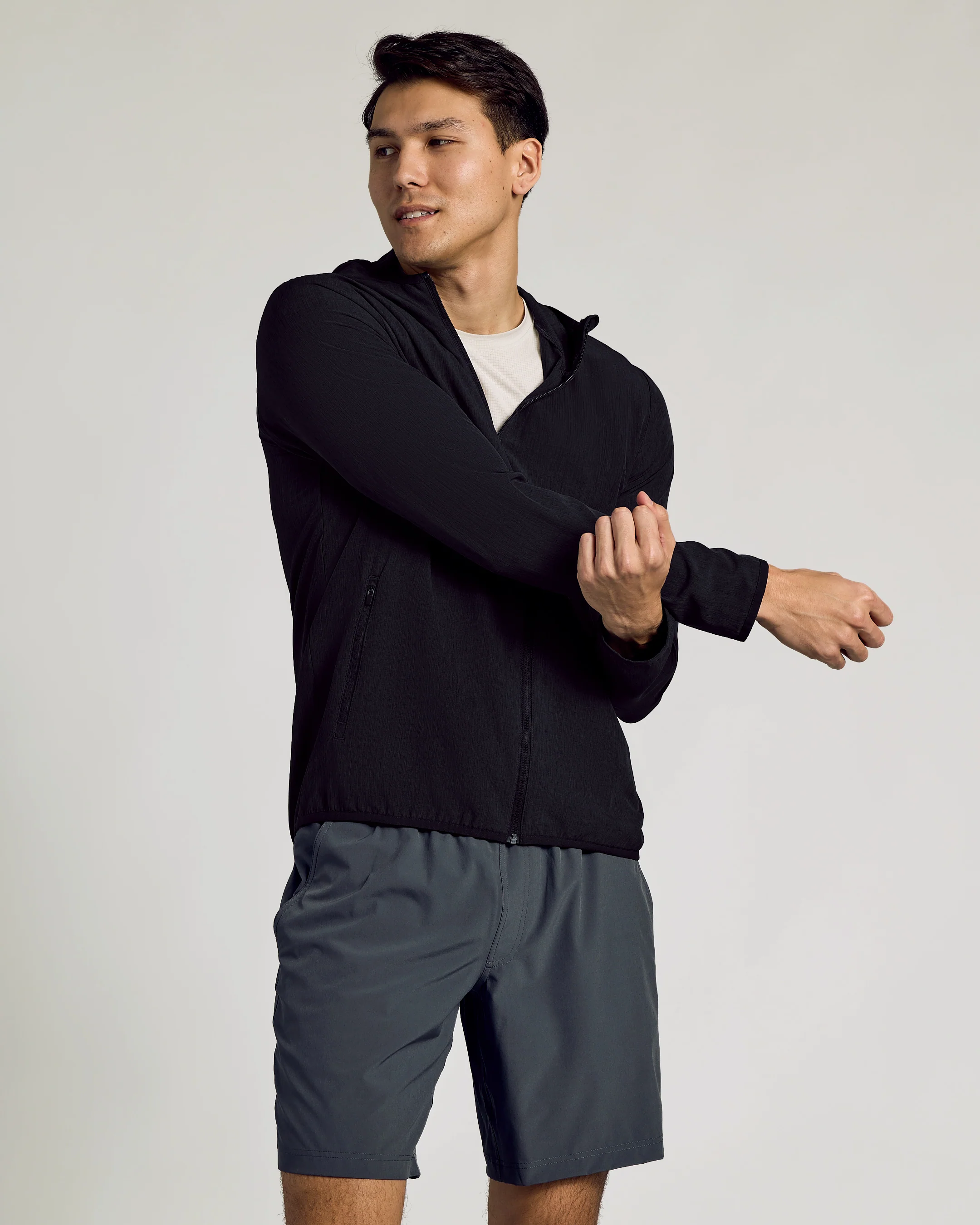 Black Active Shell Jacket - Image 4
