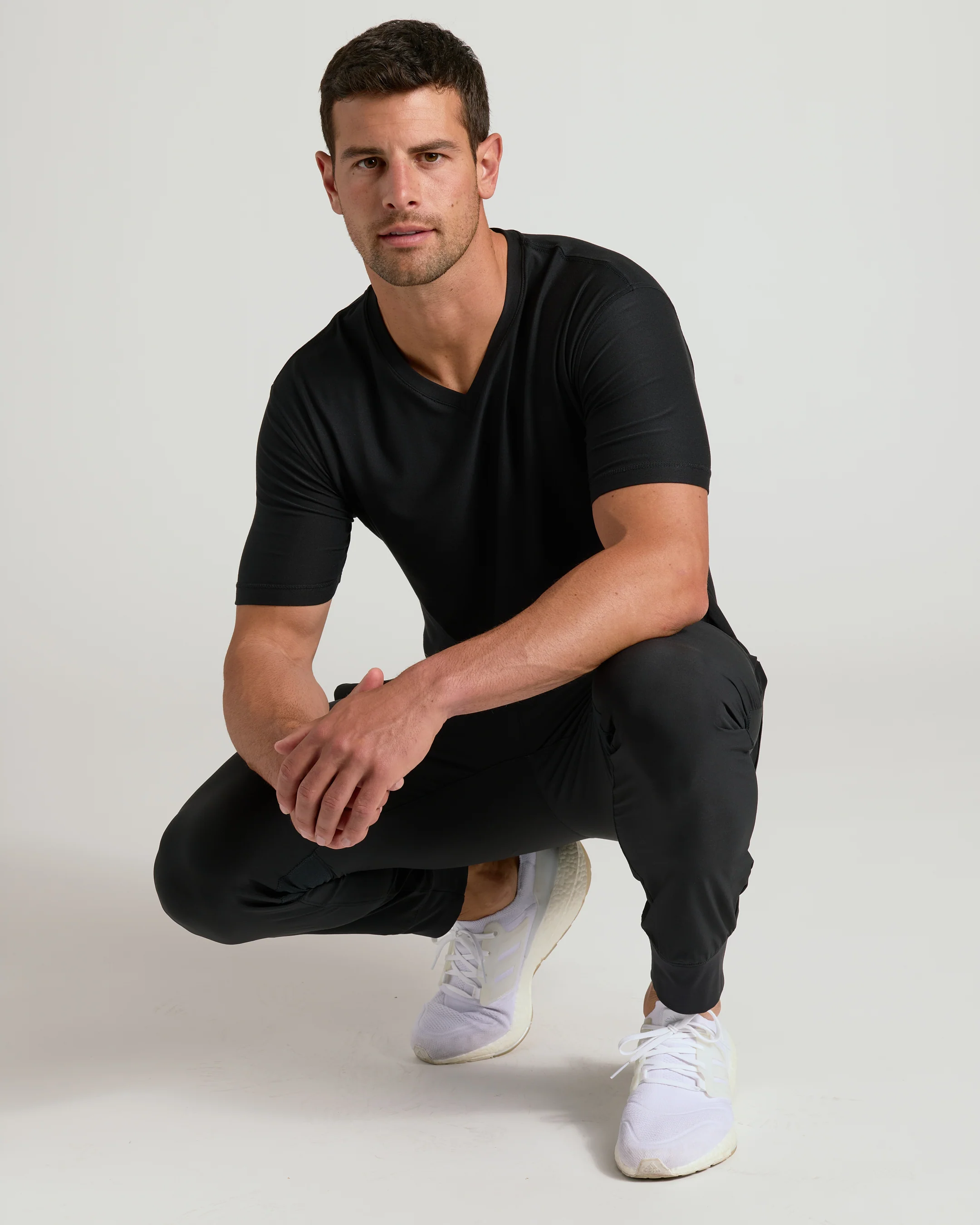 Black Active V-Neck 3-Pack - Image 4