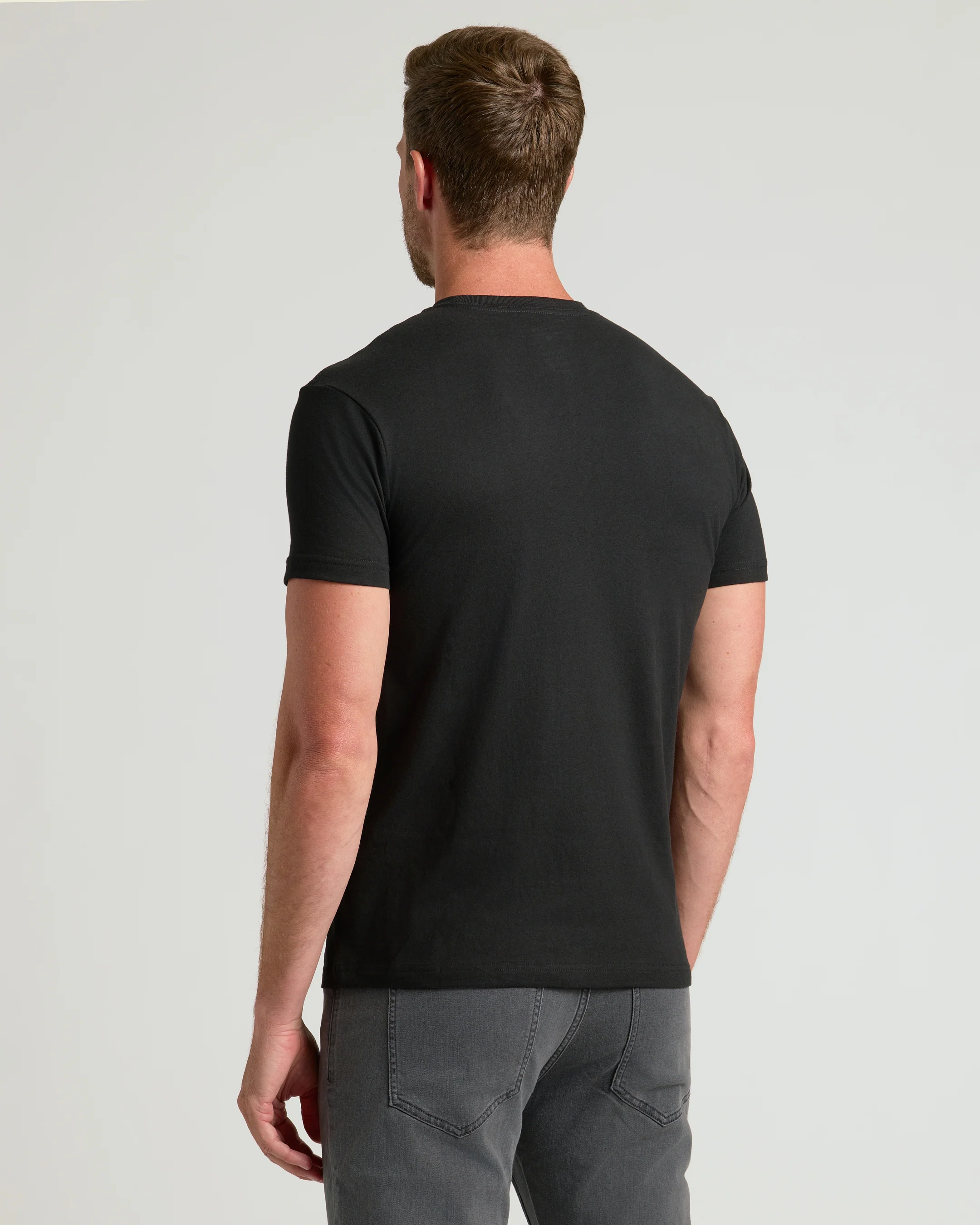 Black Classic Crew Neck 3-Pack - Image 4