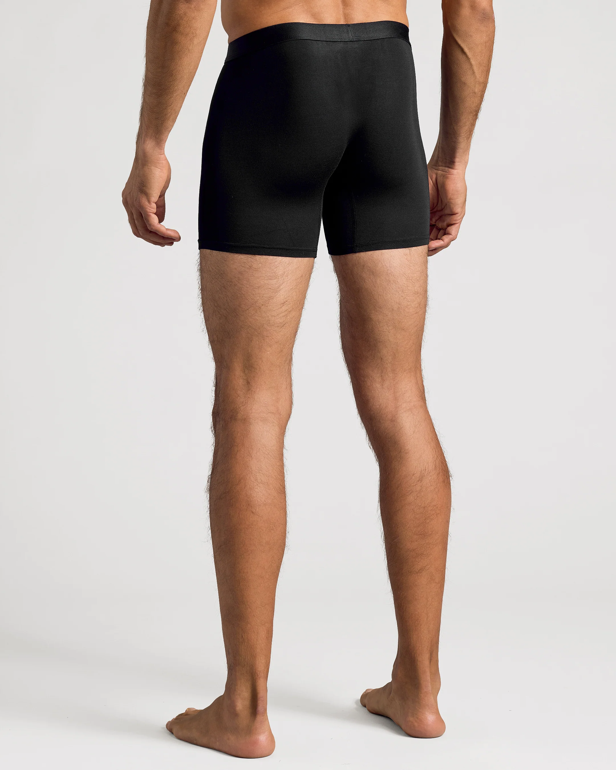 Black Boxer Briefs W/ Fly 6-Pack 2025 - Image 5