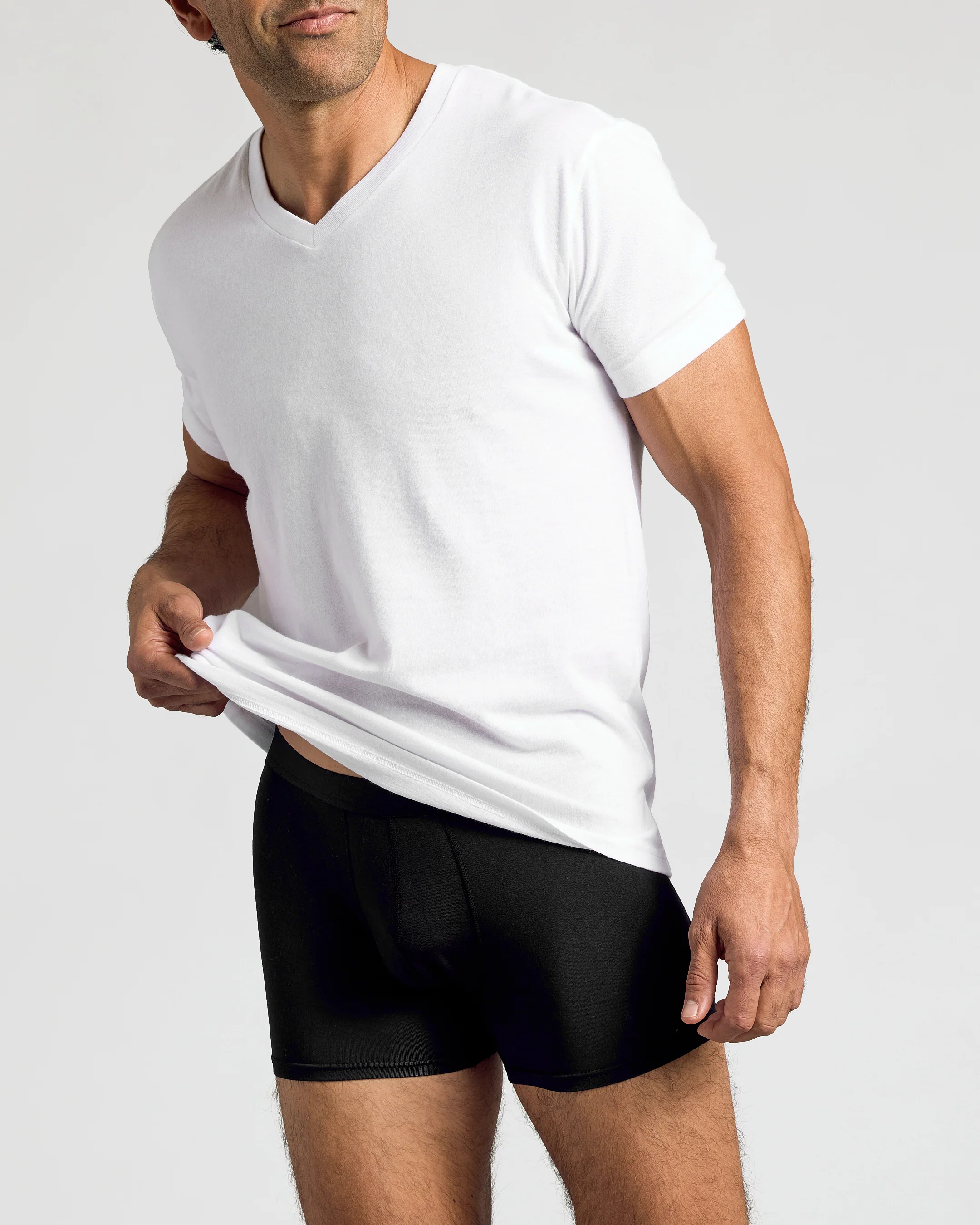 Black Boxer Trunks 6-Pack - Image 5