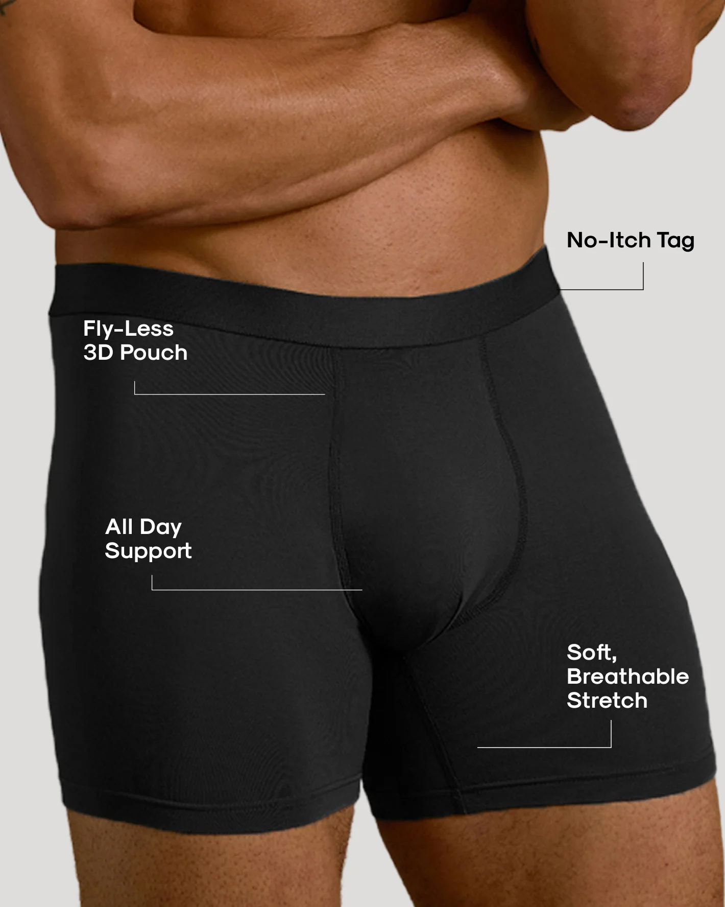 Black Boxer Briefs 12-Pack - Image 3