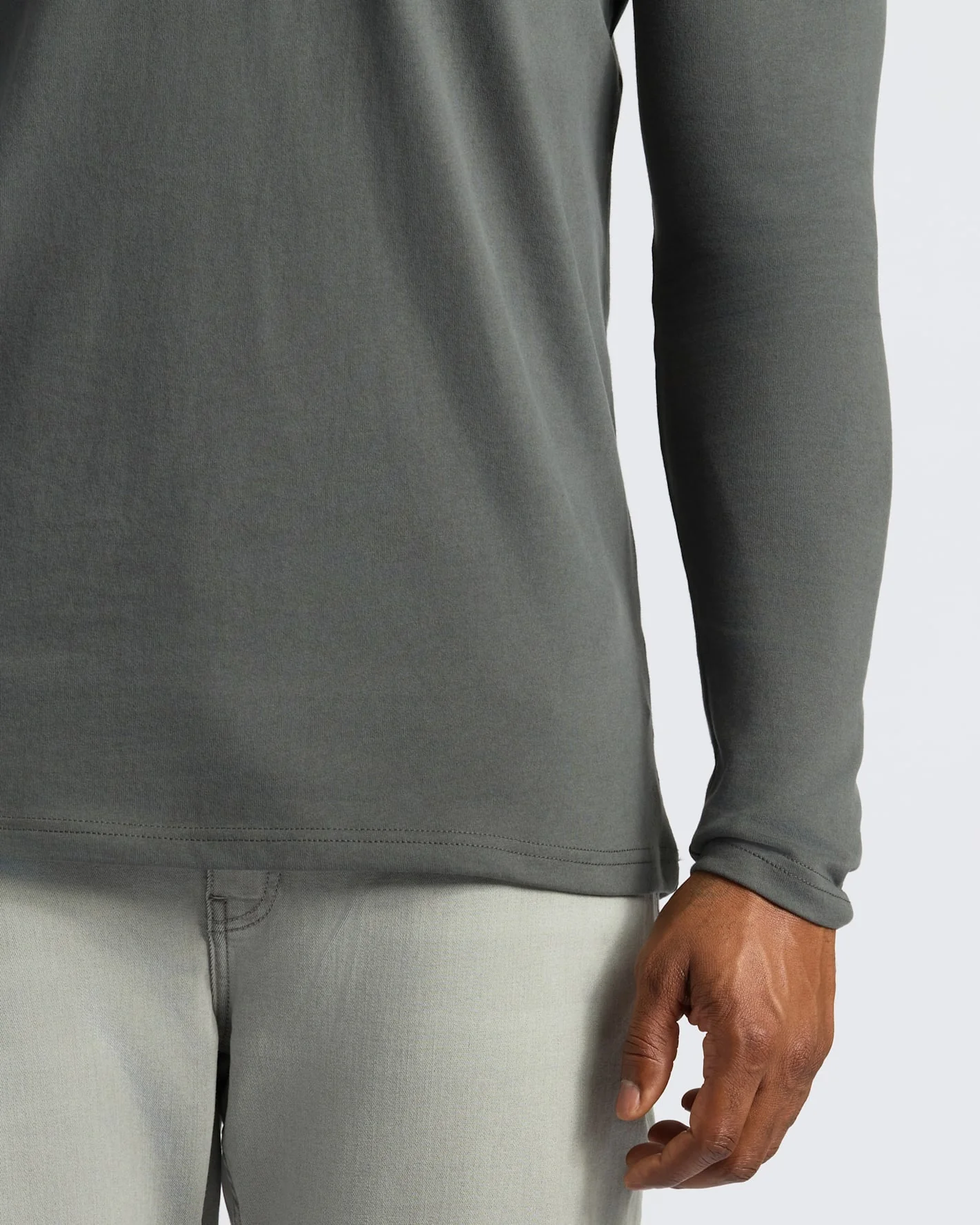 Carbon Tall Heavyweight Long Sleeve Pocket Crew - Image 7