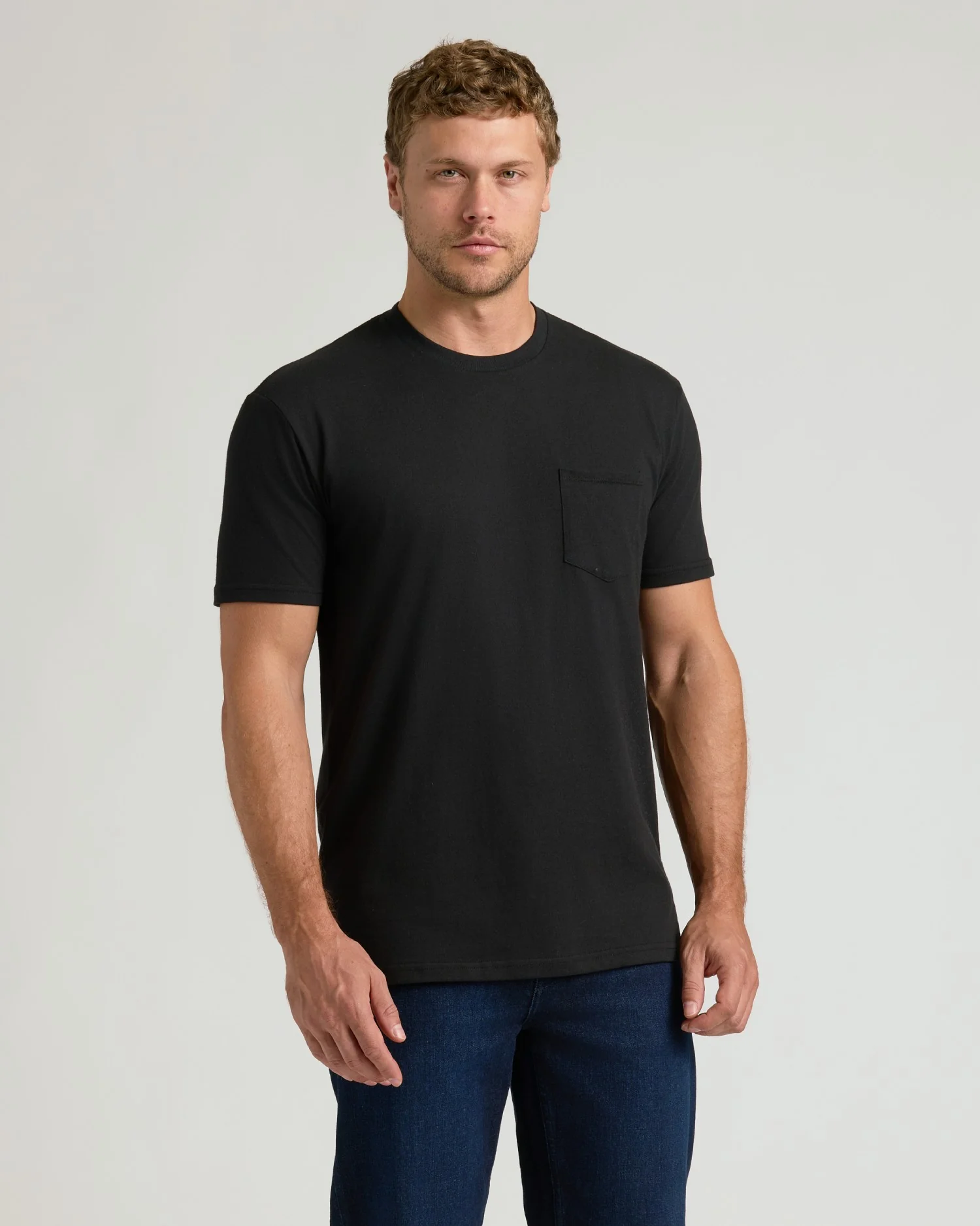 Black Classic Pocket Crew 2-Pack - Image 2