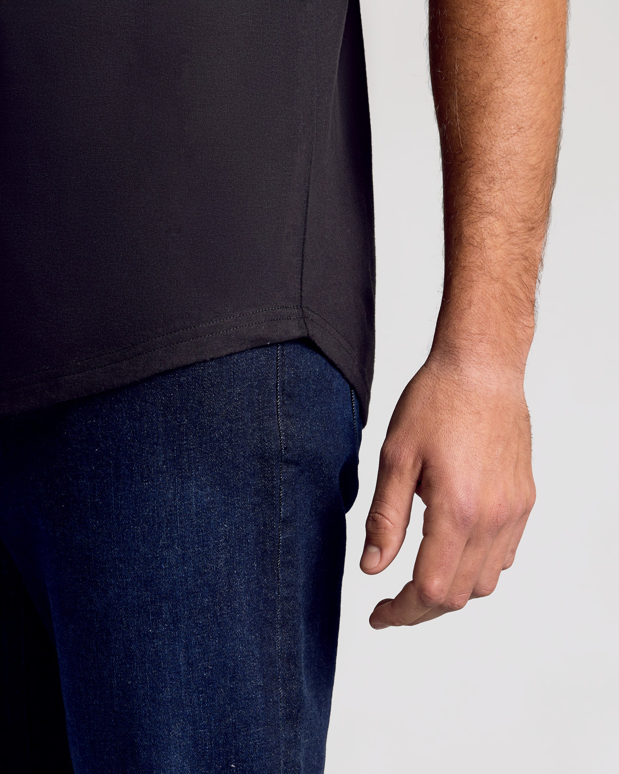 Black Classic Tall Curved Hem Crew 10-Pack - Image 6