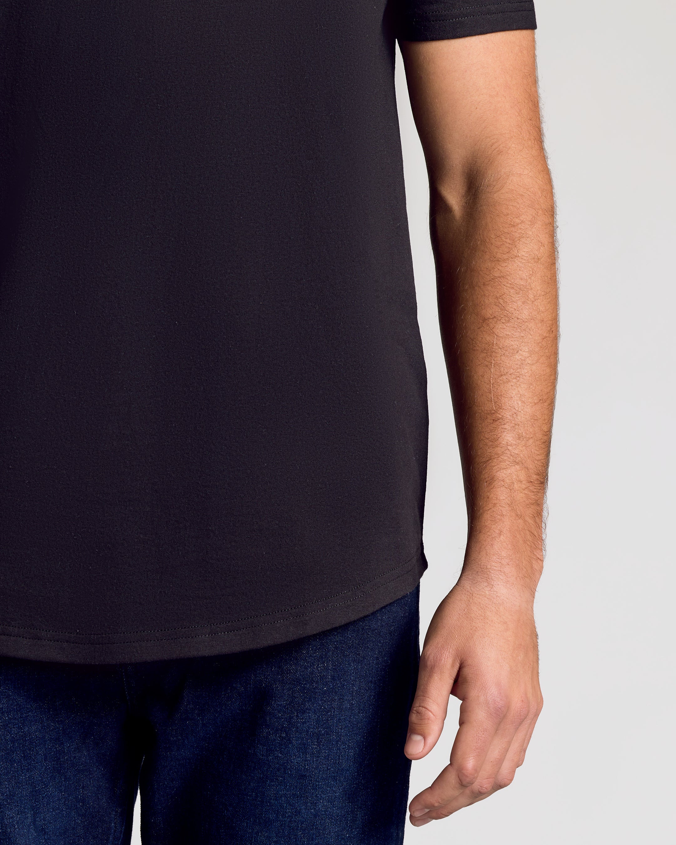 Black Classic Tall Curved Hem Crew 10-Pack - Image 7