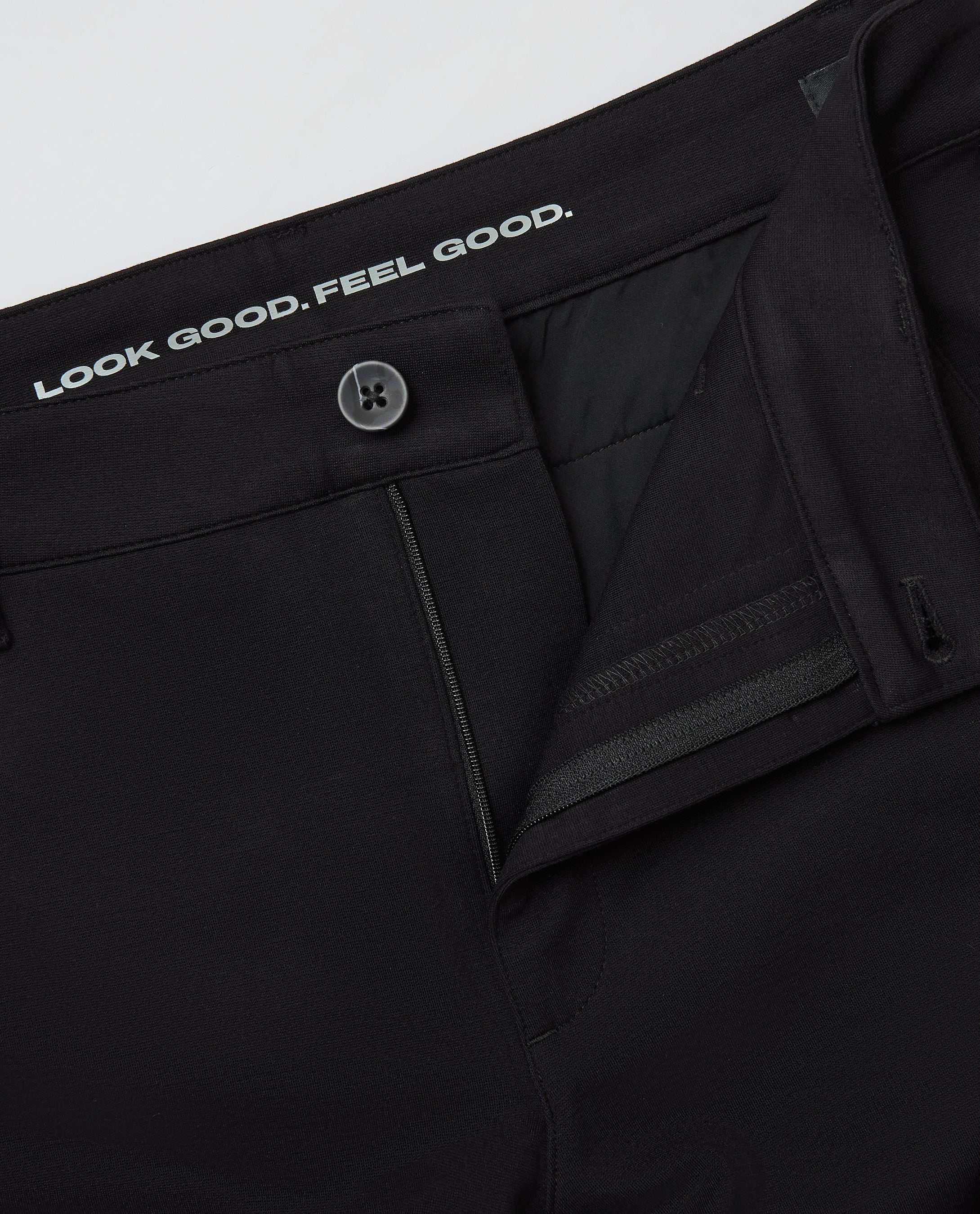 Black Slim Comfort Knit Chino Pant - Image 11
