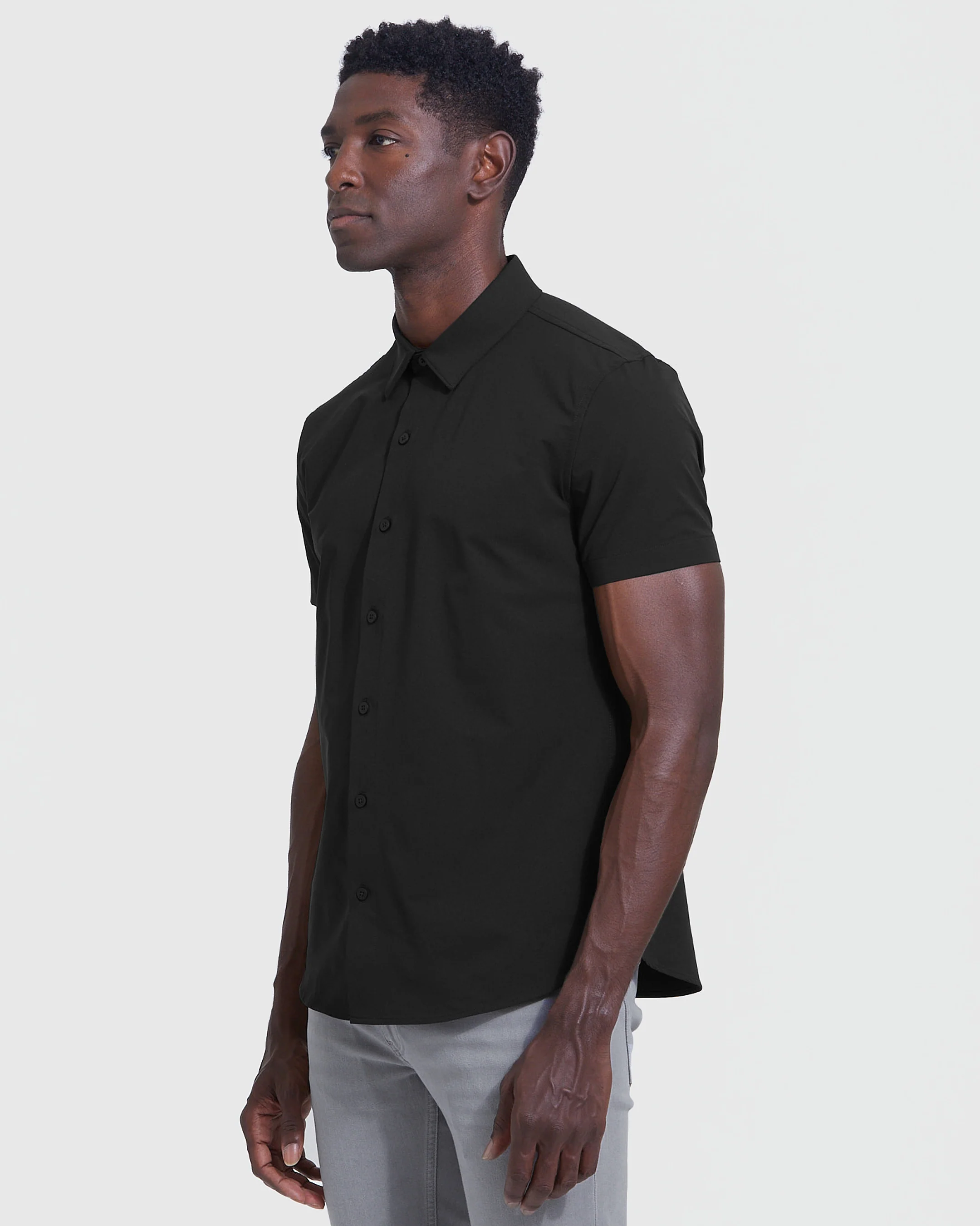 Black Commuter Short Sleeve Shirt - Image 4