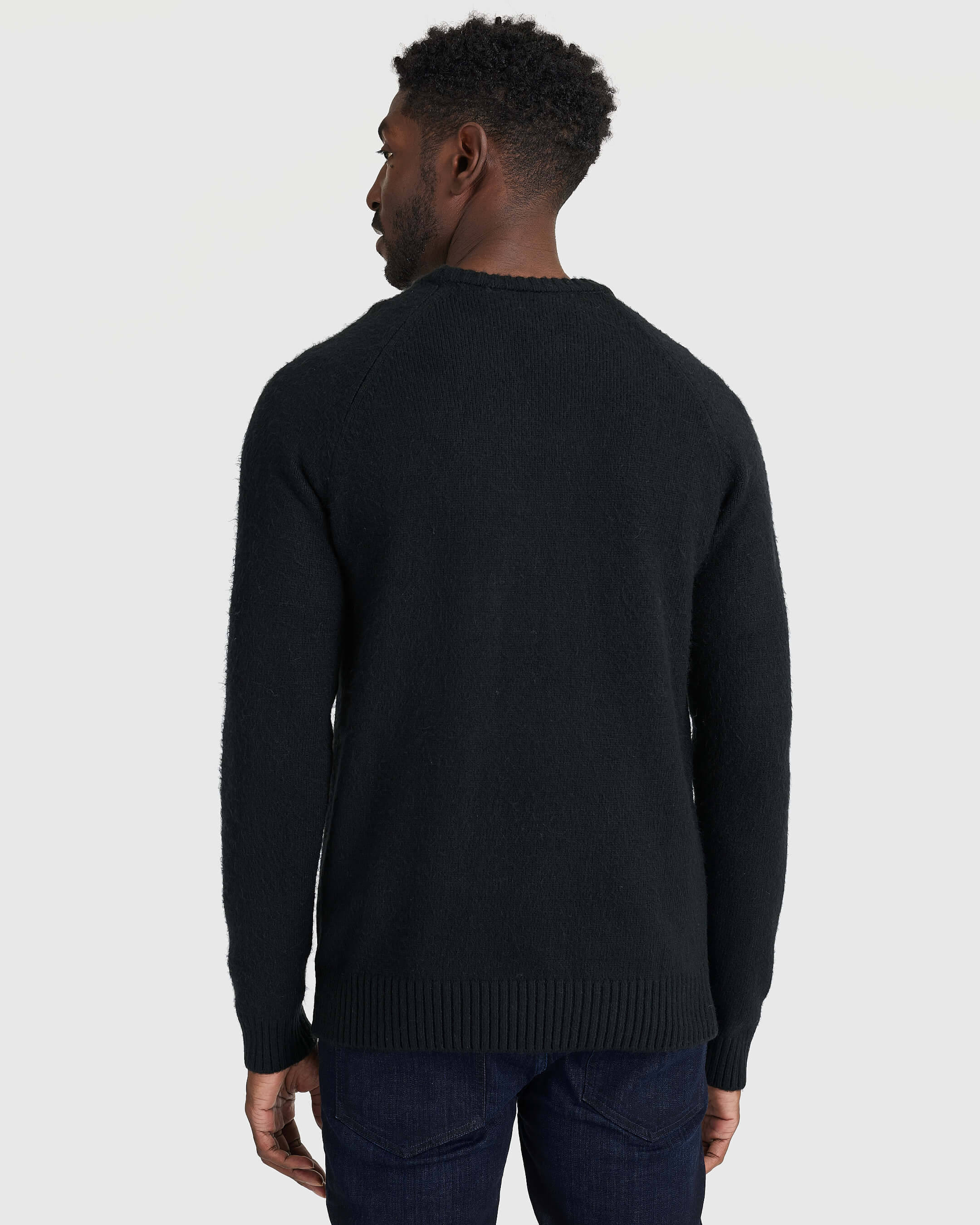 Black Crew Neck Sweater - Image 3
