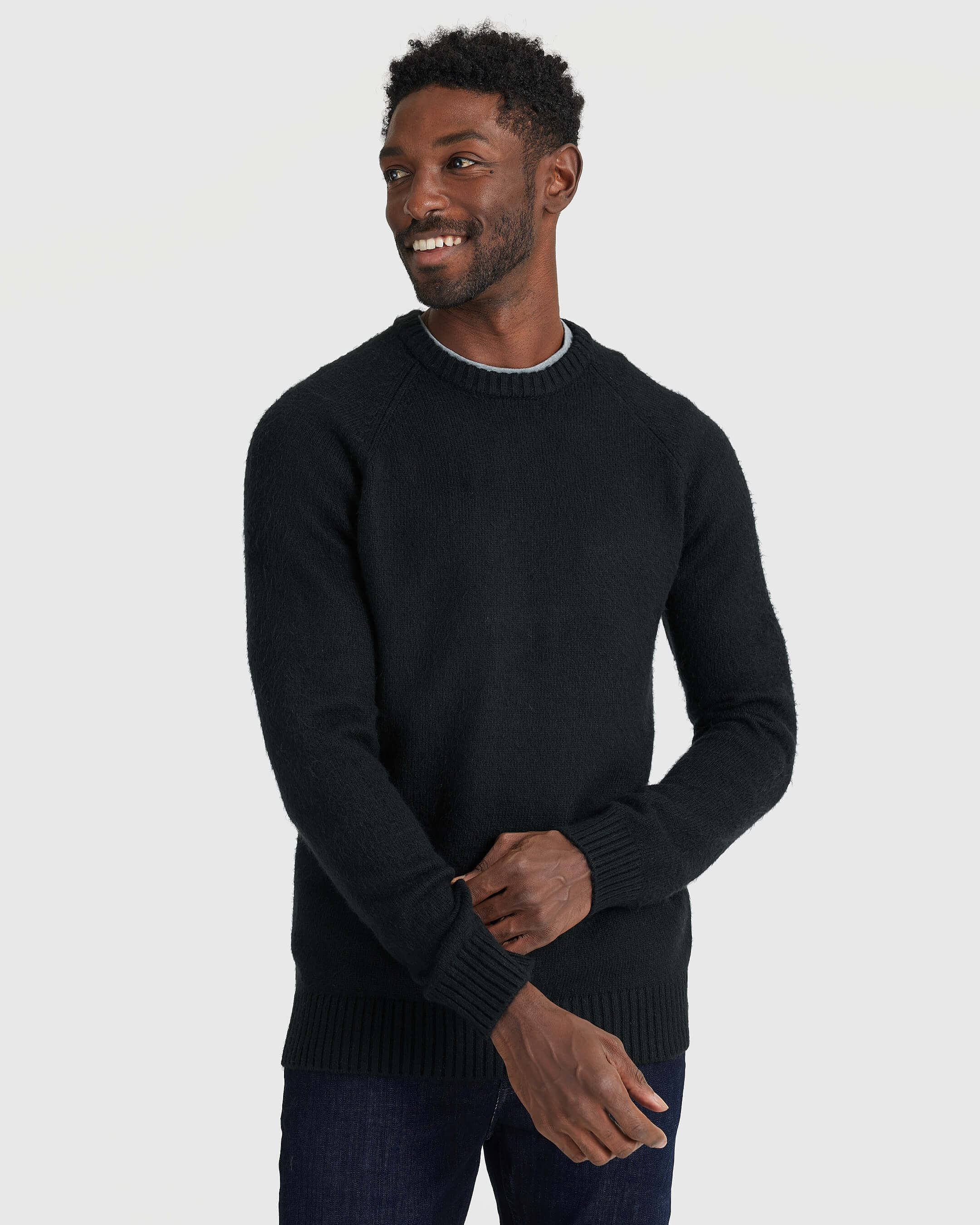 Black Crew Neck Sweater - Image 4