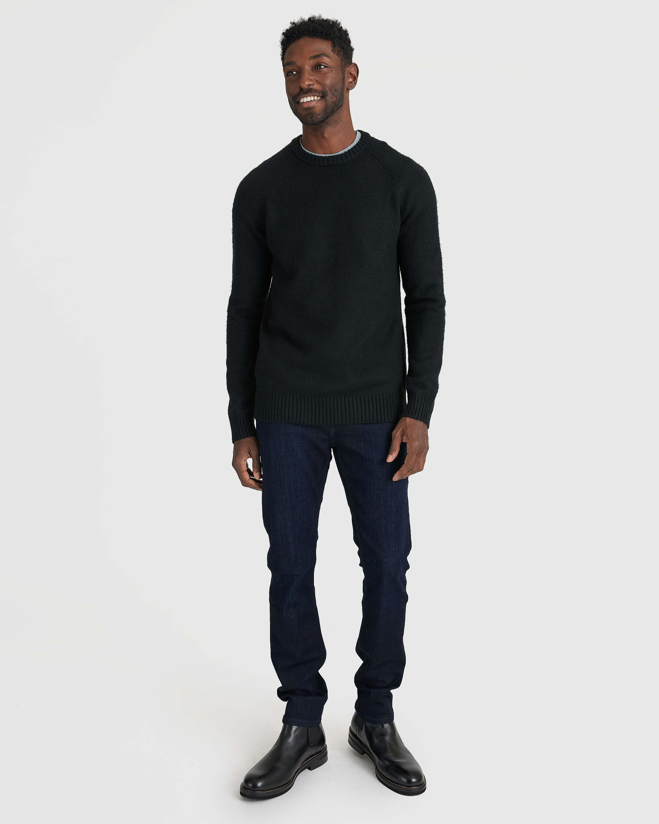 Black Crew Neck Sweater - Image 6